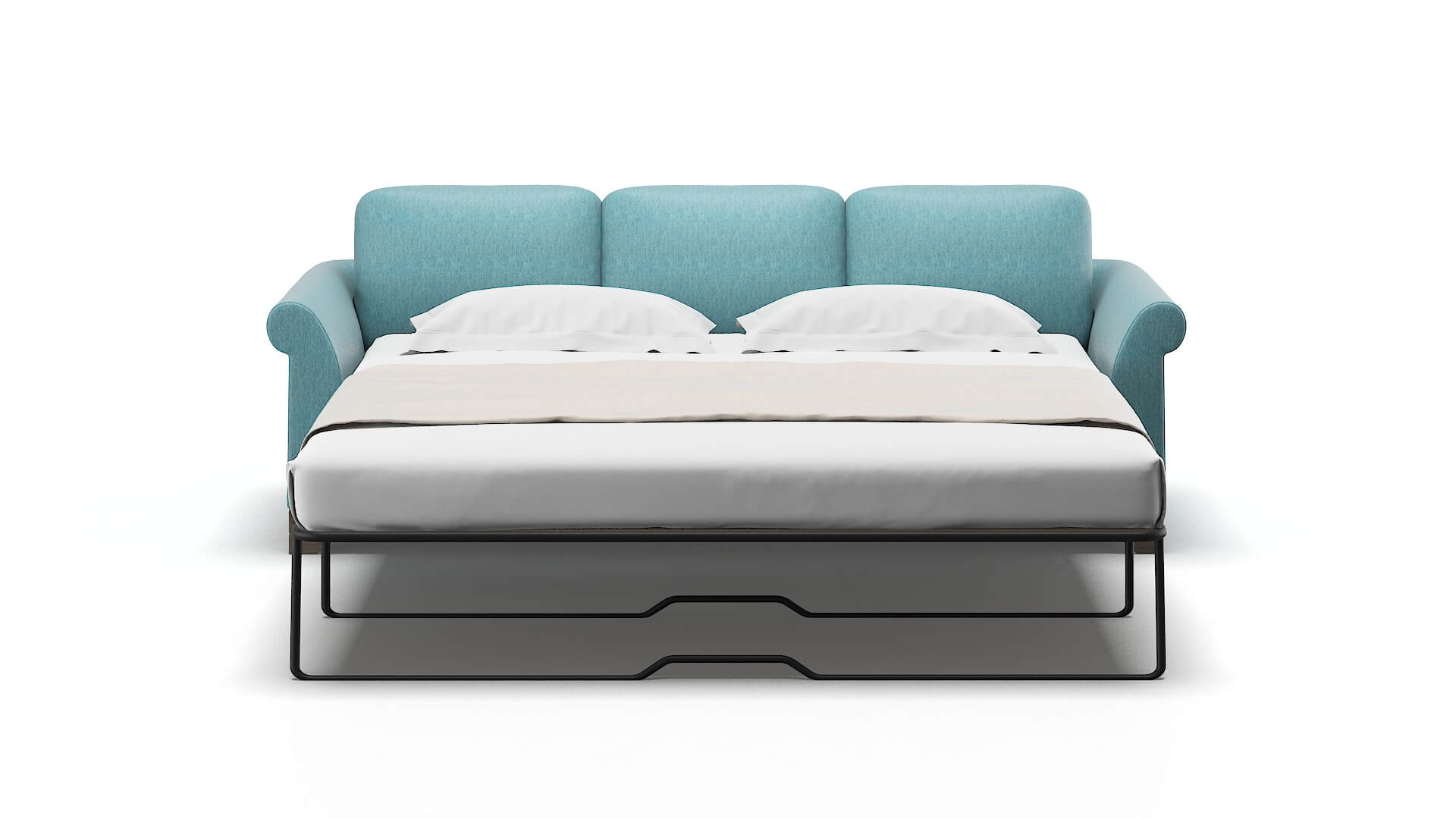 Denver Durham Pine Sofa Sleeper Espresso legs 1