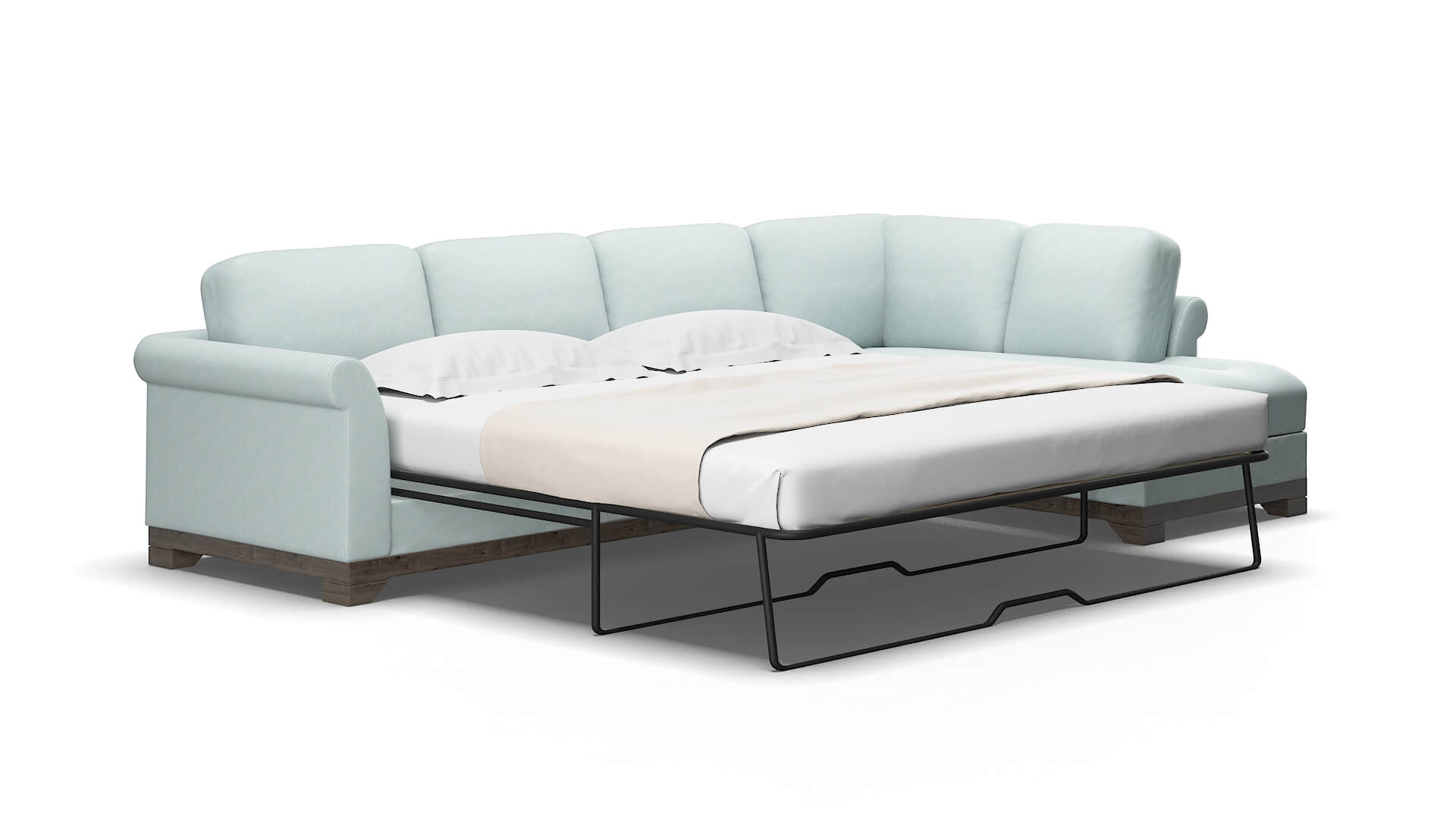 Denver Elliot Spa Panel Sleeper Espresso legs 2