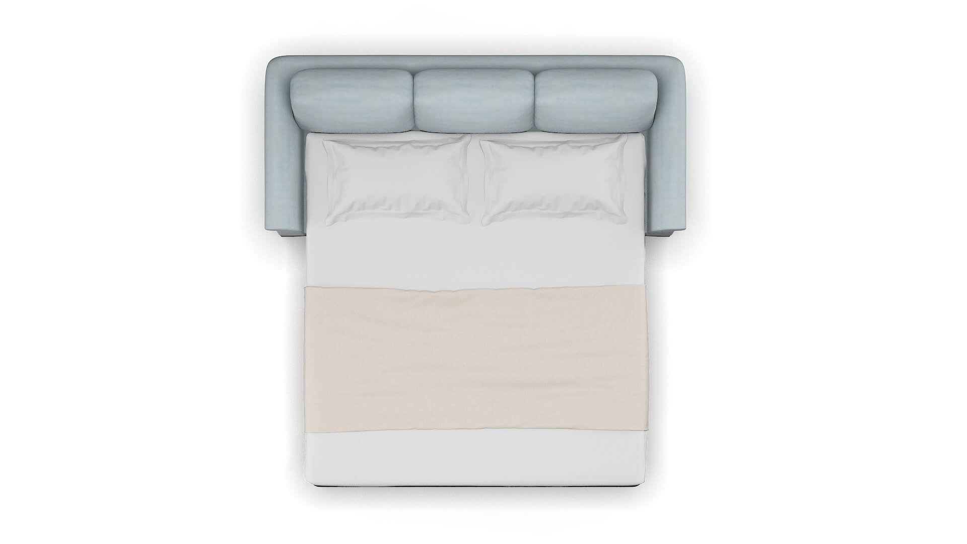 Denver Hathaway Aqua Sofa Sleeper Espresso legs 3