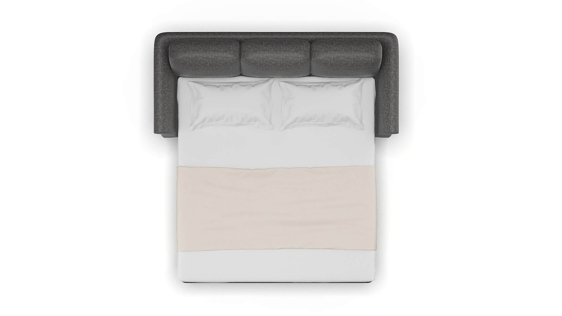 Denver Insight Charcoal Sofa Sleeper Espresso legs 3