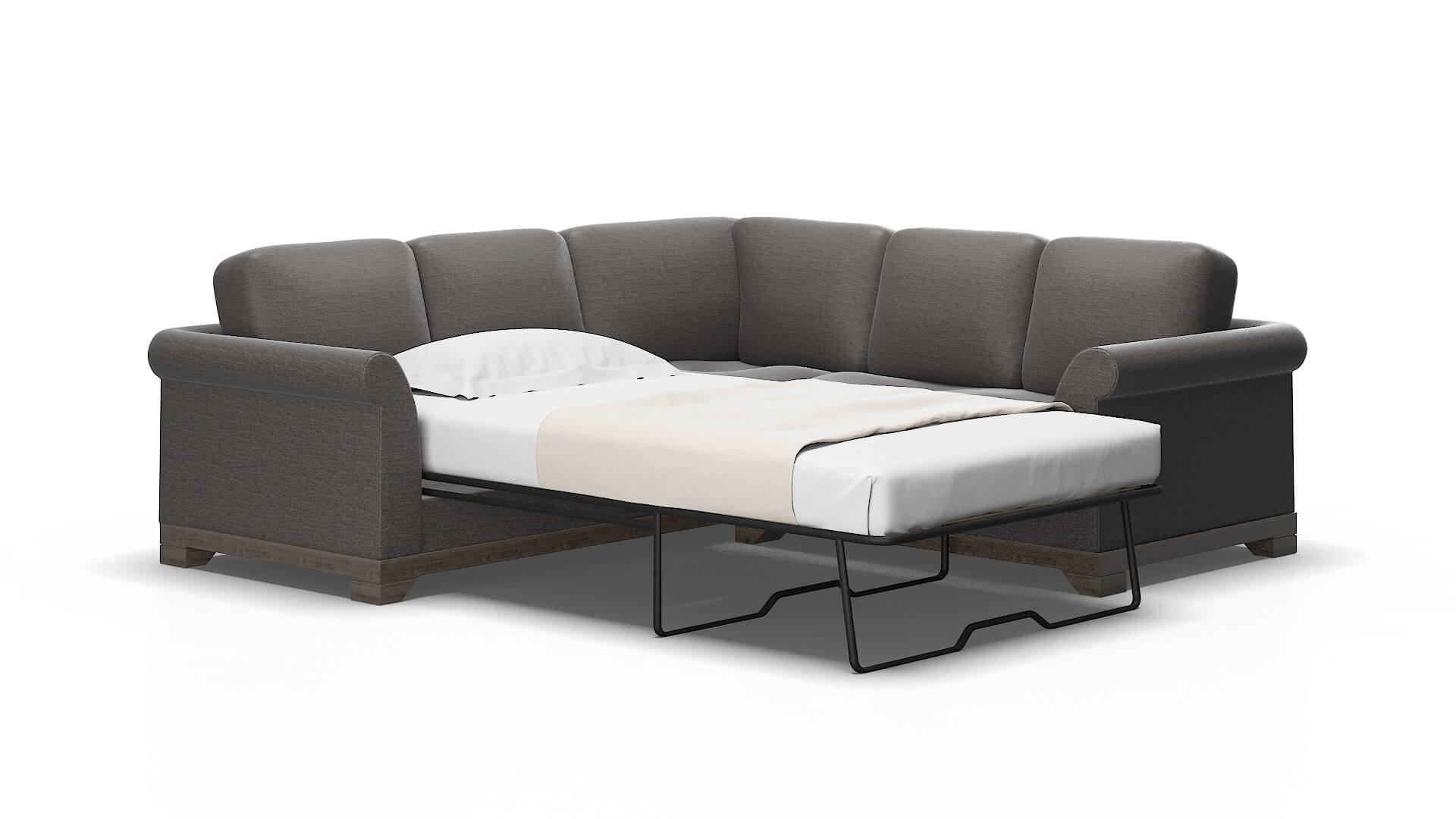 Denver Insight Eclipse Sectional Sleeper Espresso legs 2