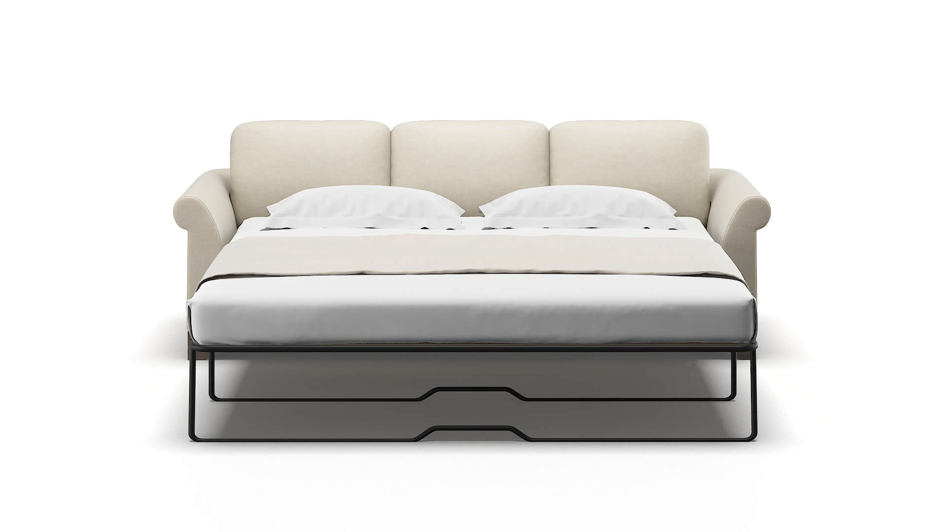 Denver Keylargo Almond Sofa Sleeper Espresso legs 1