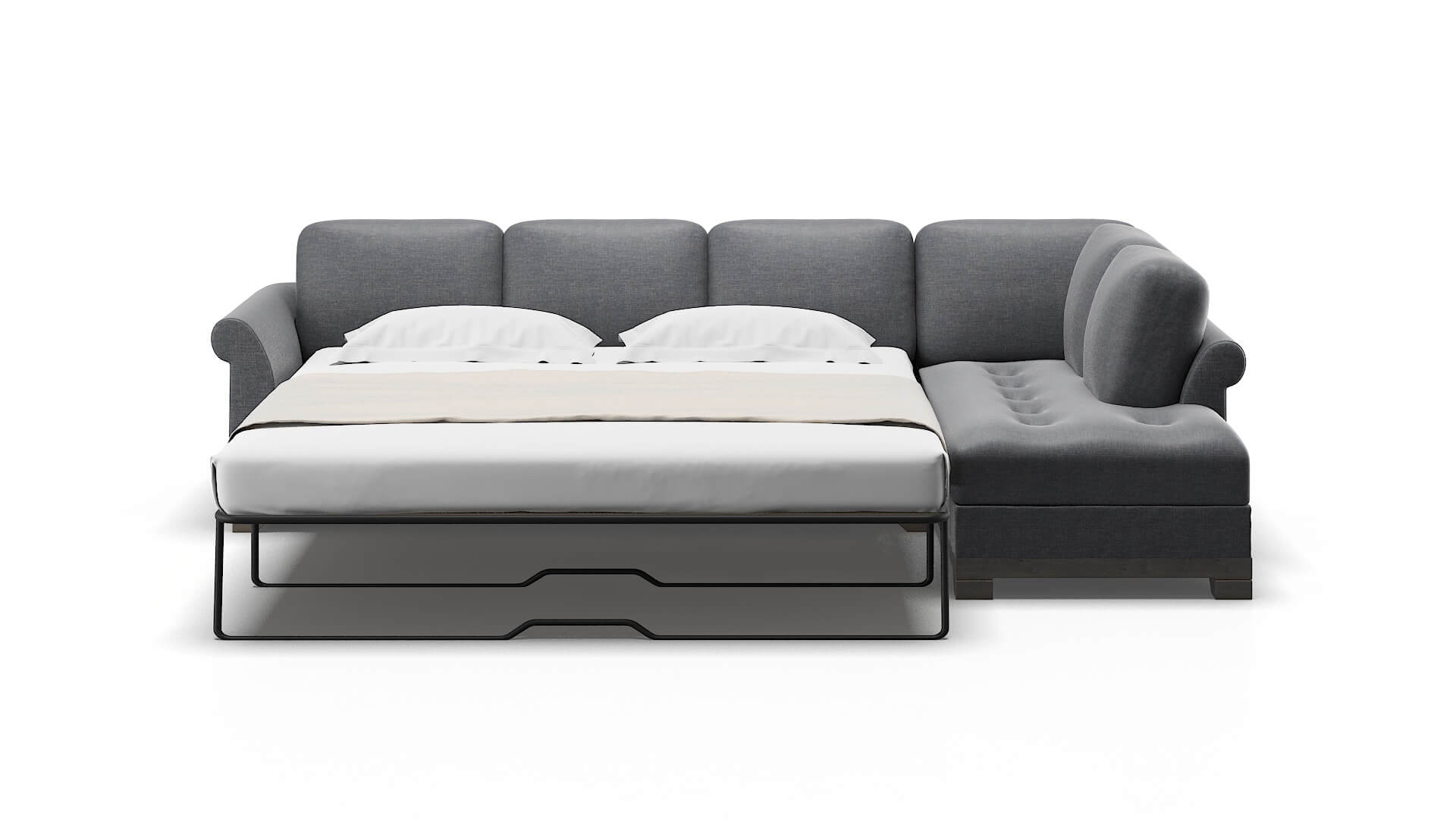 Denver Keylargo Graphite Panel Sleeper Espresso legs 1