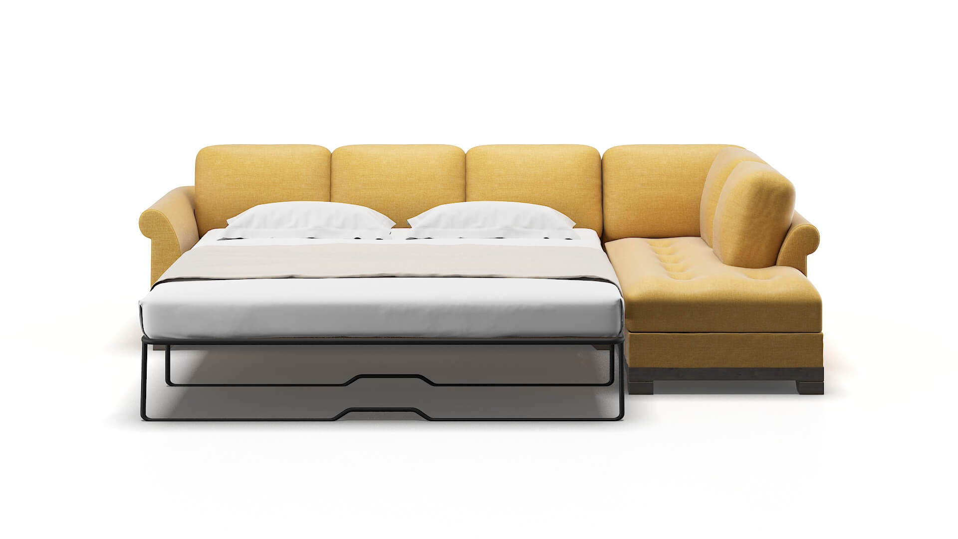 Denver Keylargo Honey Panel Sleeper Espresso legs 1