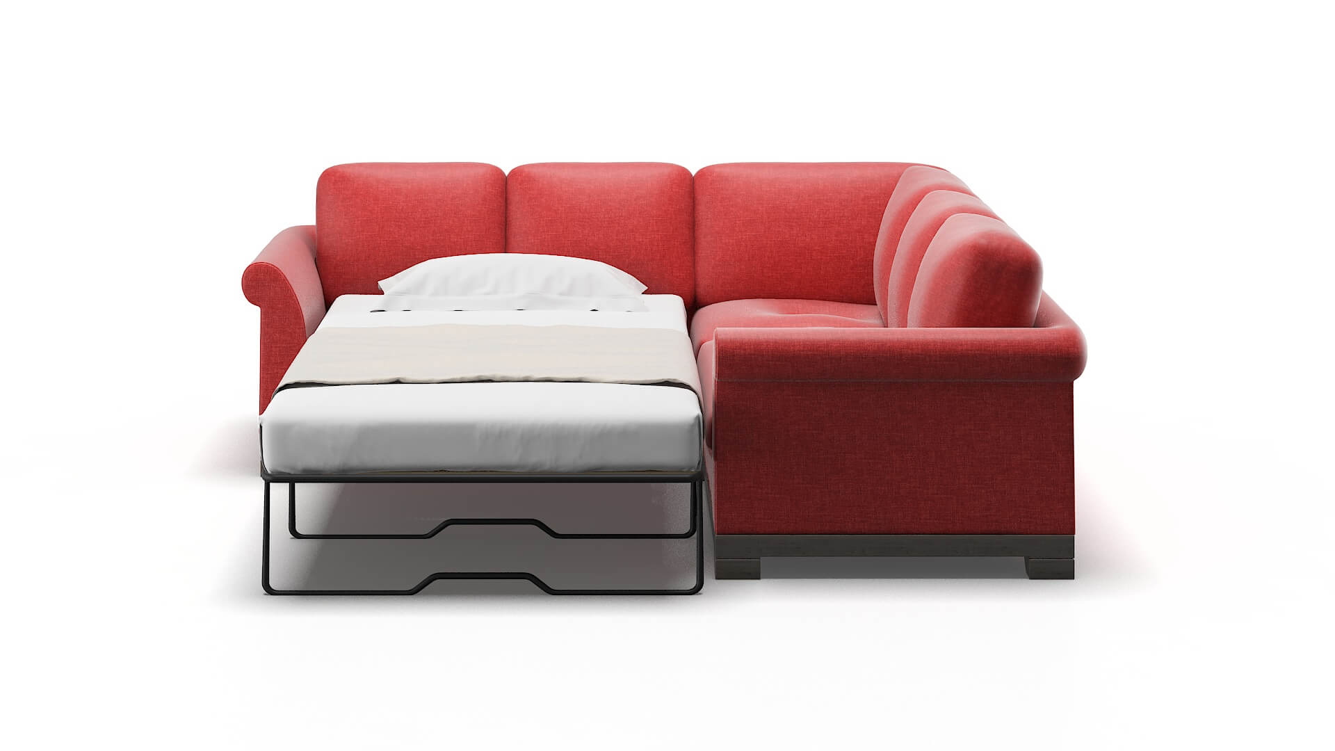 Denver Keylargo Ruby Sectional Sleeper Espresso legs 1