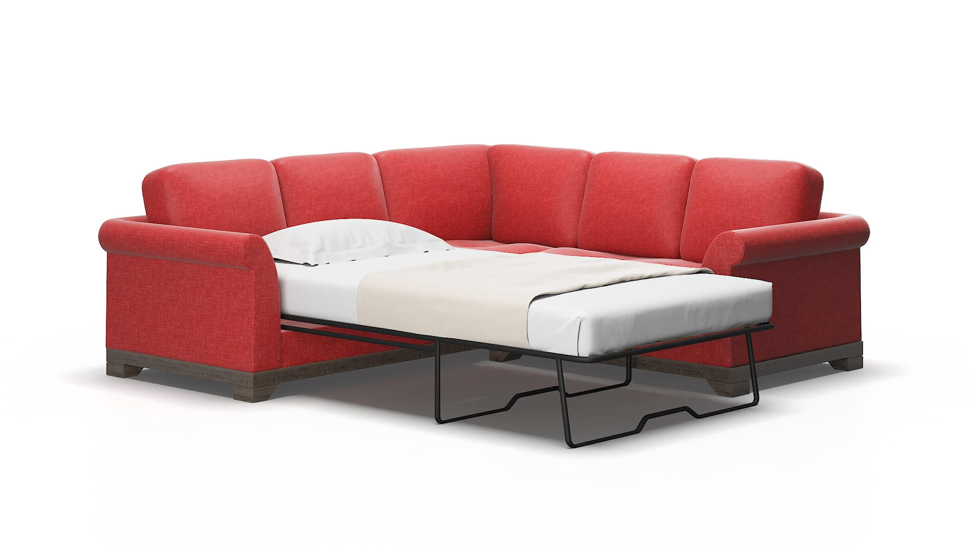 Denver Keylargo Ruby Sectional Sleeper Espresso legs 2