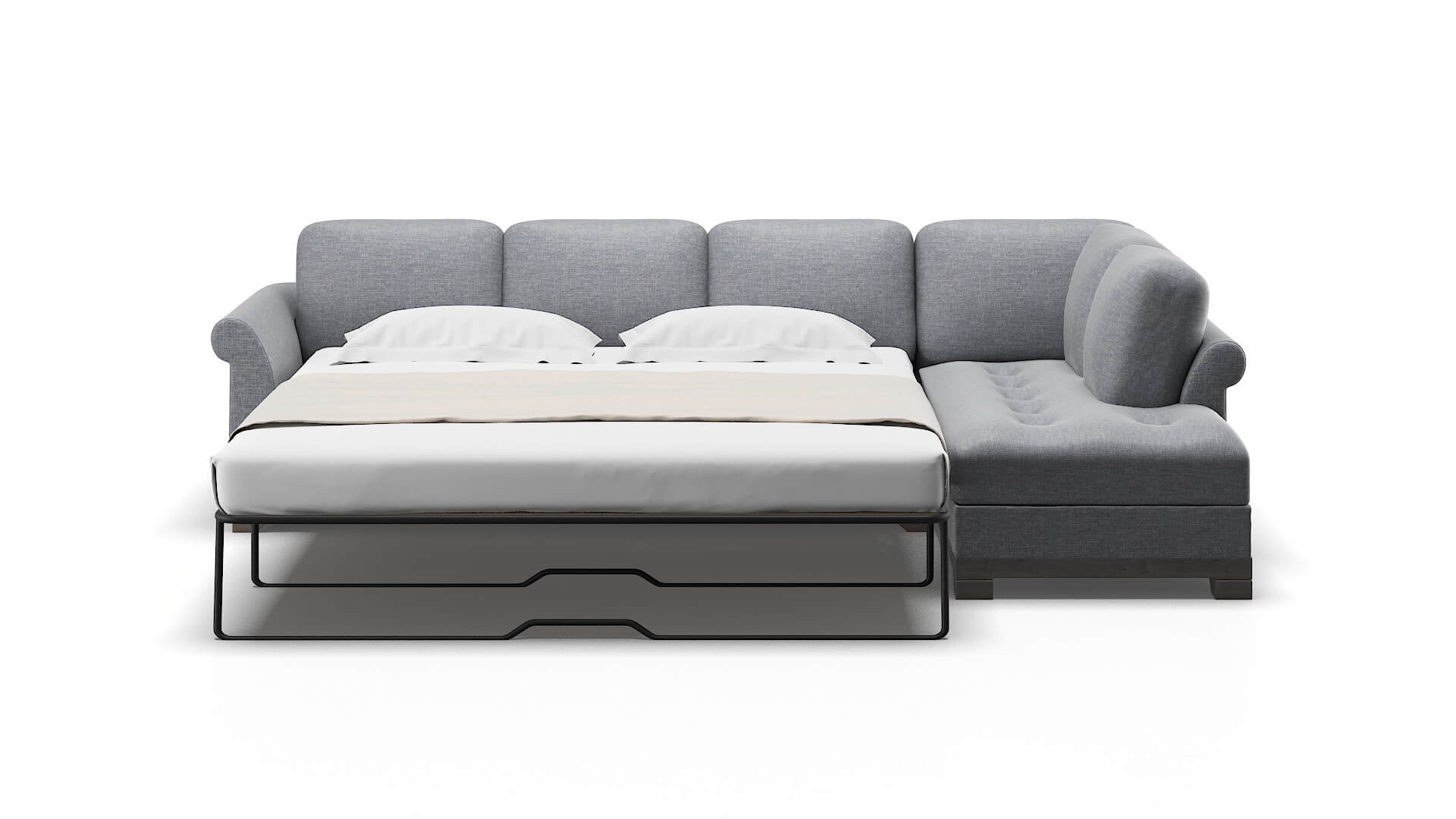 Denver Lana Ash Panel Sleeper Espresso legs 3