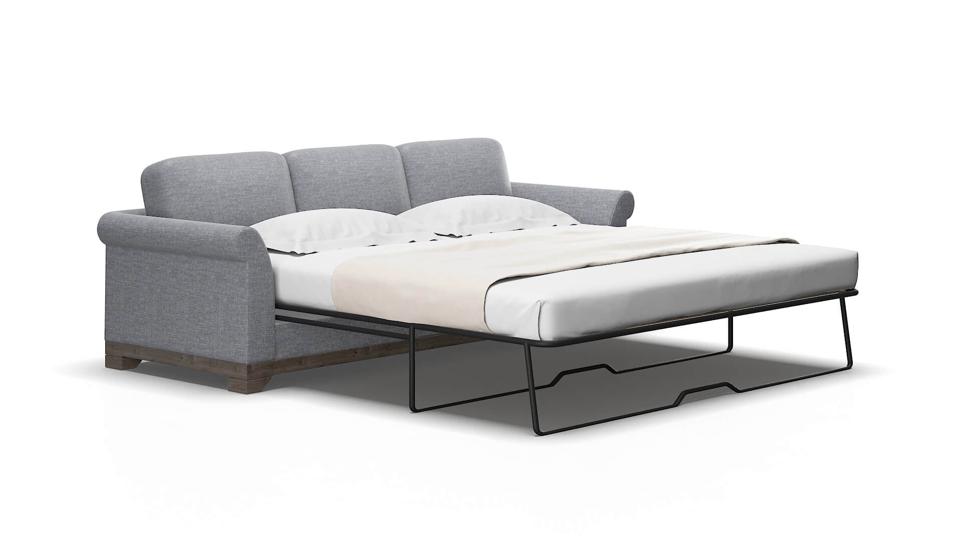 Denver Lana Ash Sofa Sleeper Espresso legs 2