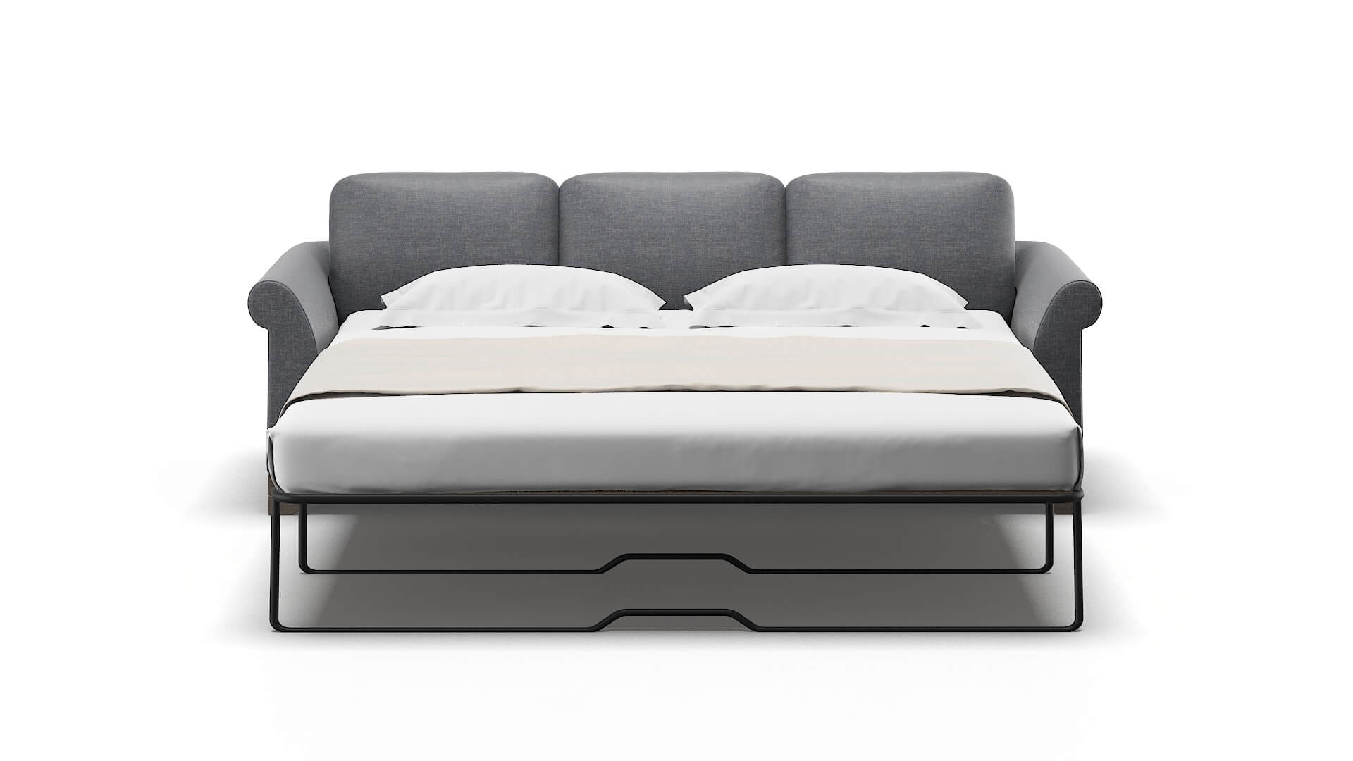 Denver Lana Onyx Sofa Sleeper Espresso legs 1