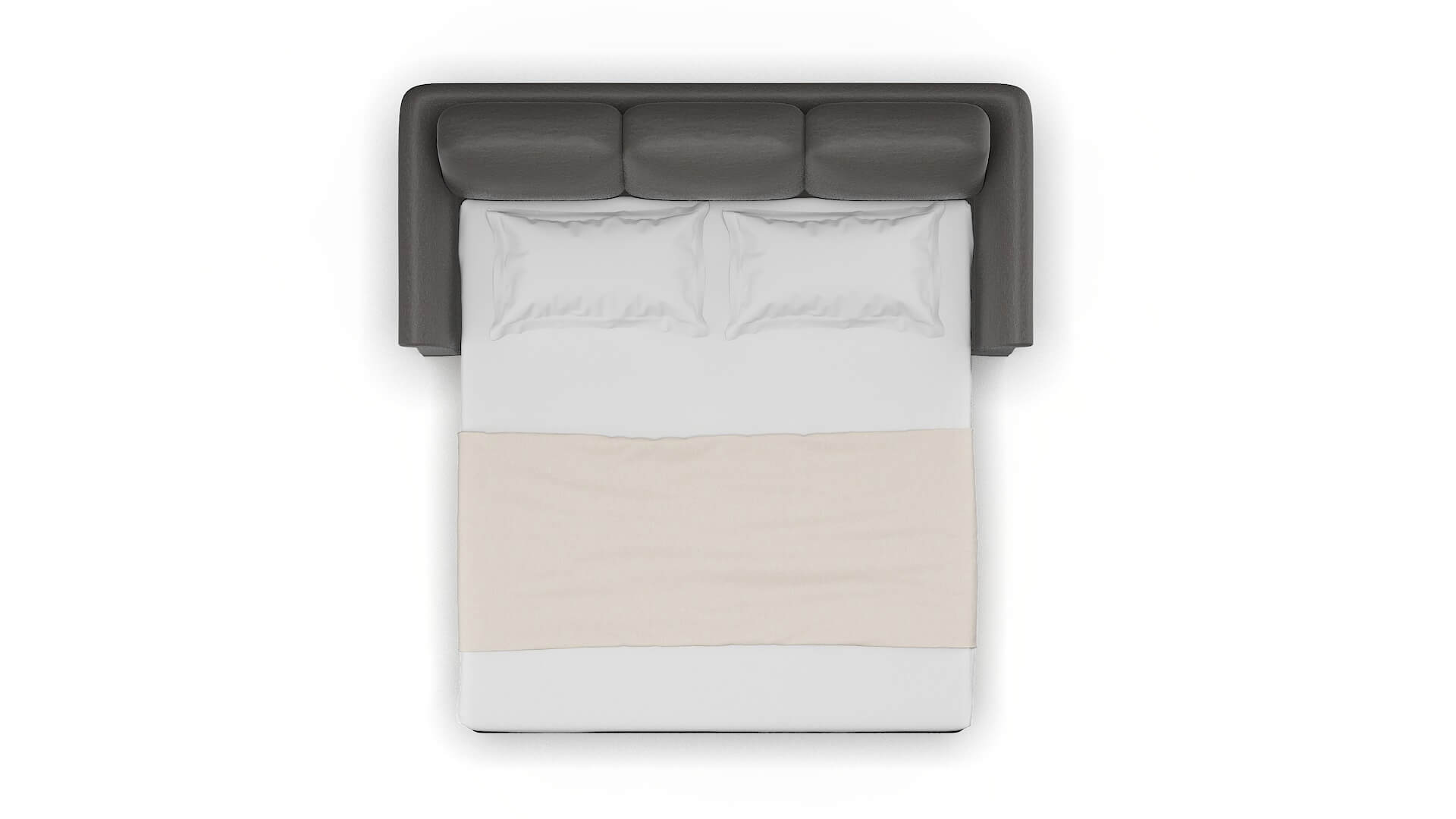 Denver Oscar Grey Sofa Sleeper Espresso legs 3