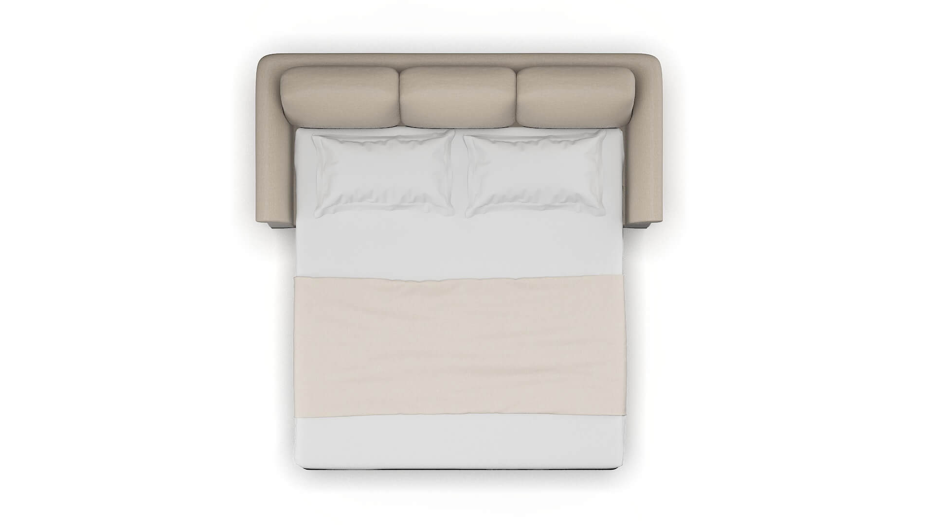 Denver Oscar Linen Sofa Sleeper Espresso legs 3