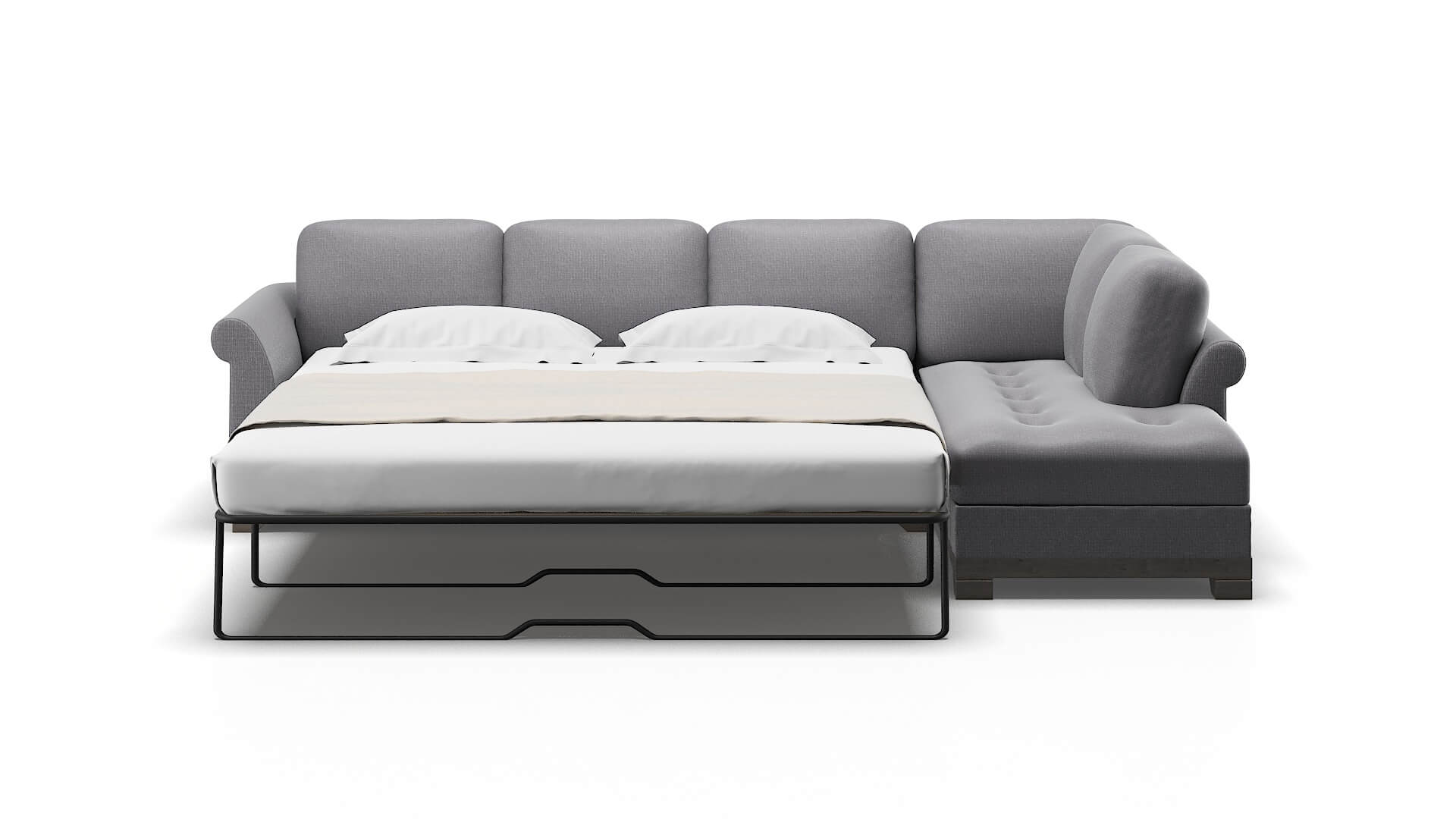 Denver Parker Ash Panel Sleeper Espresso legs 1