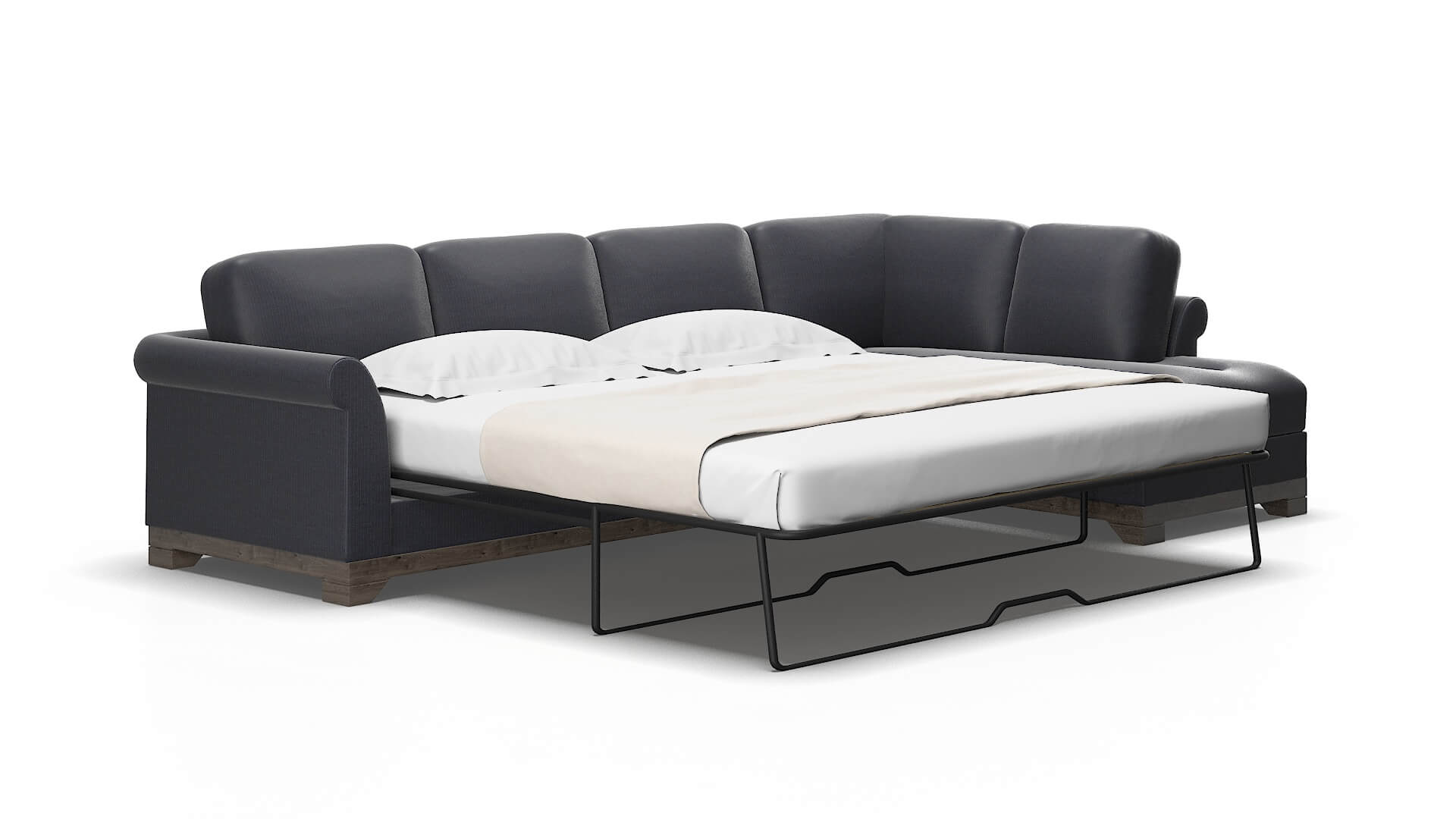 Denver Parker midnight Panel sleeper Espresso Legs  2