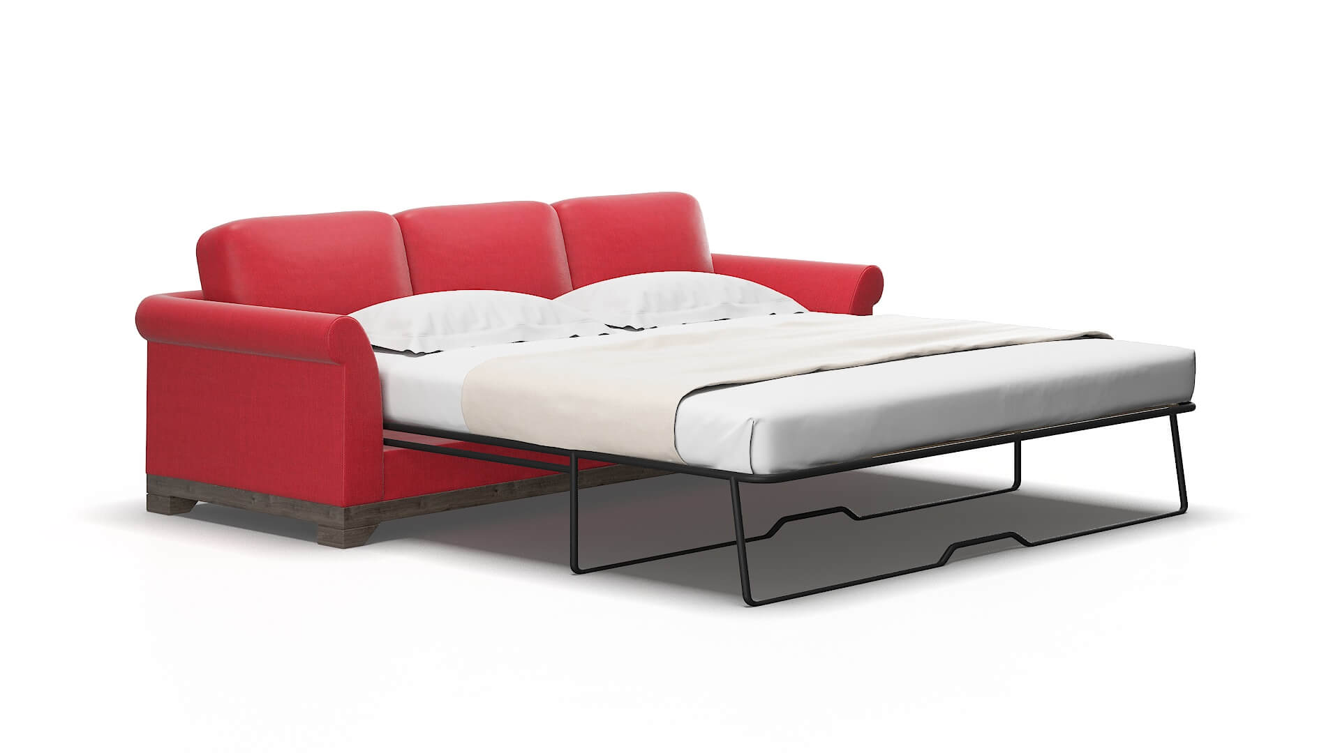 Denver Pauline ruby Sofa sleeper Espresso Legs  2