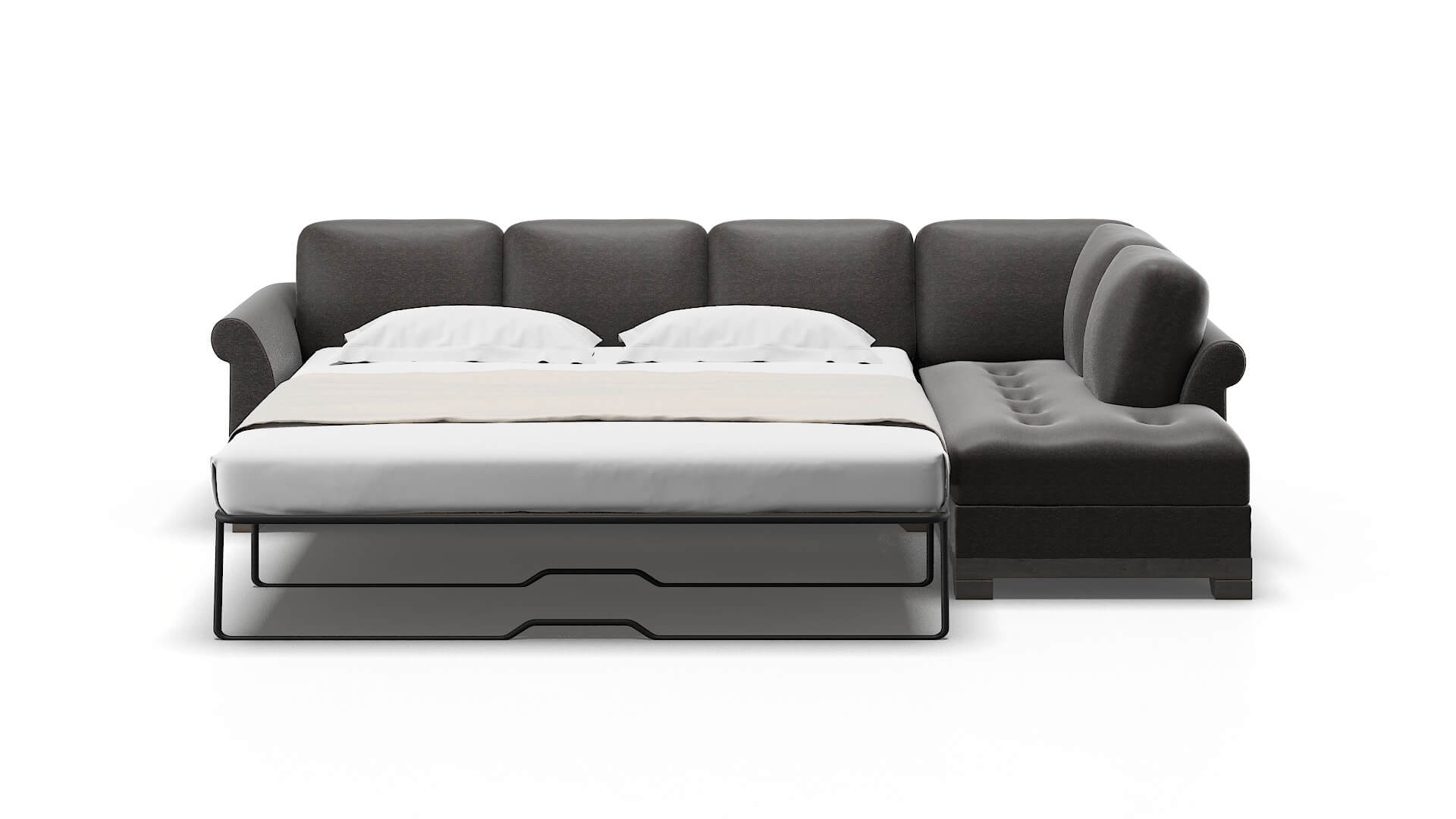 Denver Phoenix Chocolate Panel Sleeper Espresso legs 1