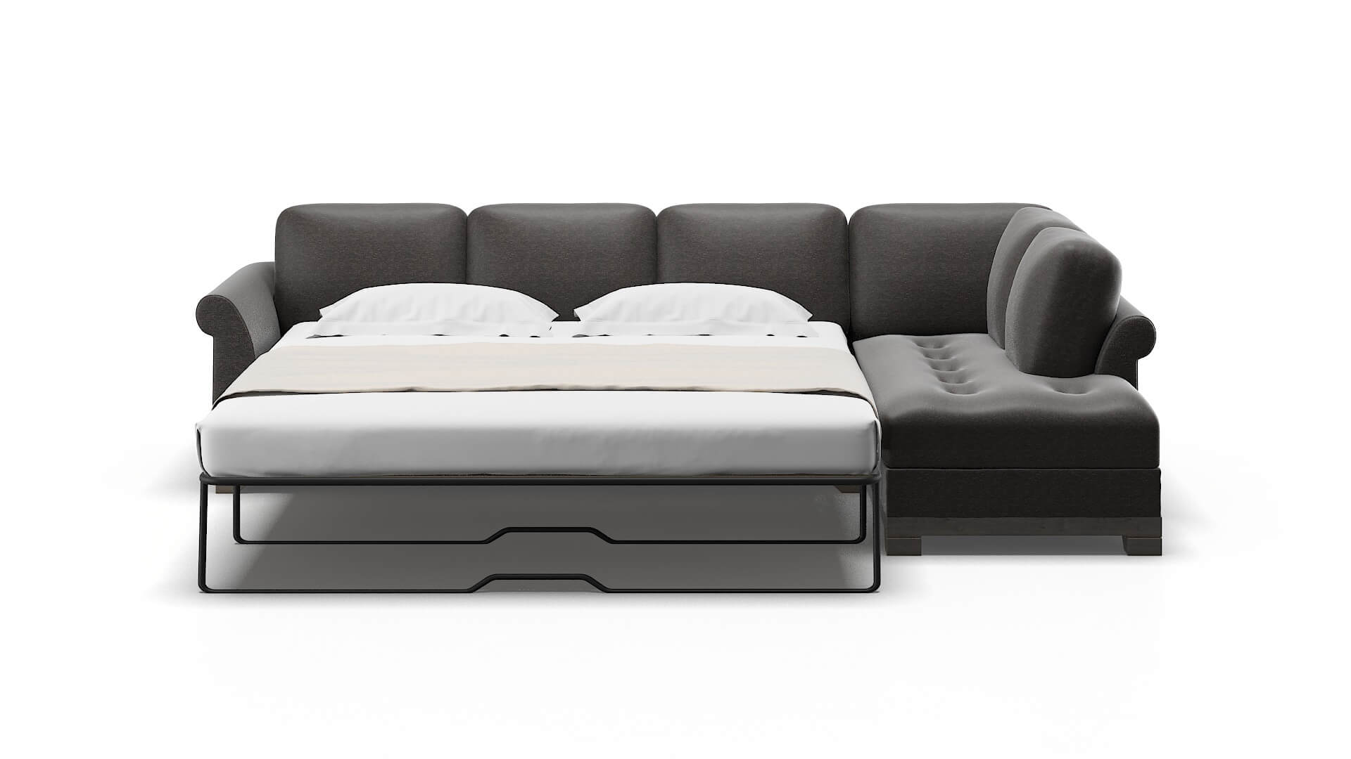 Denver Phoenix Chocolate Panel Sleeper Espresso legs 3