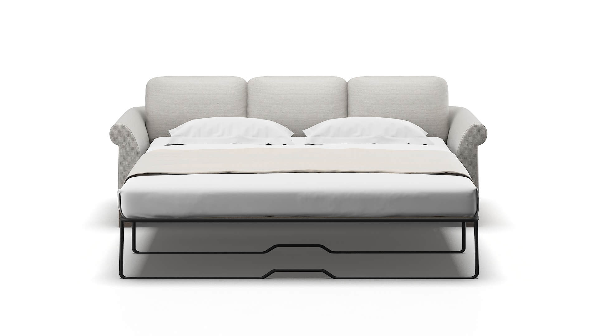 Denver Phoenix Silver Sofa Sleeper Espresso legs 1