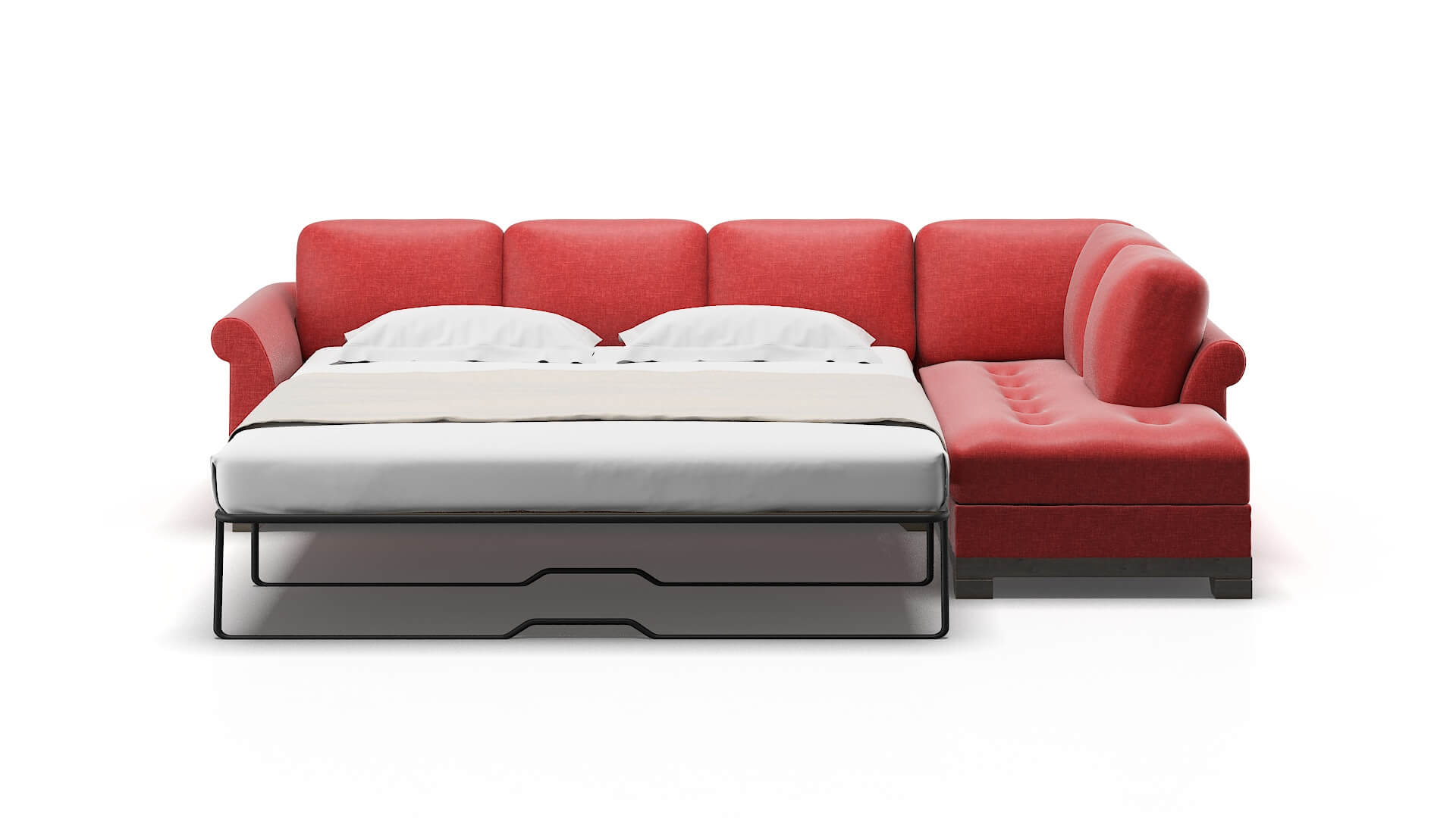 Denver Portland Berry Panel Sleeper Espresso legs 1