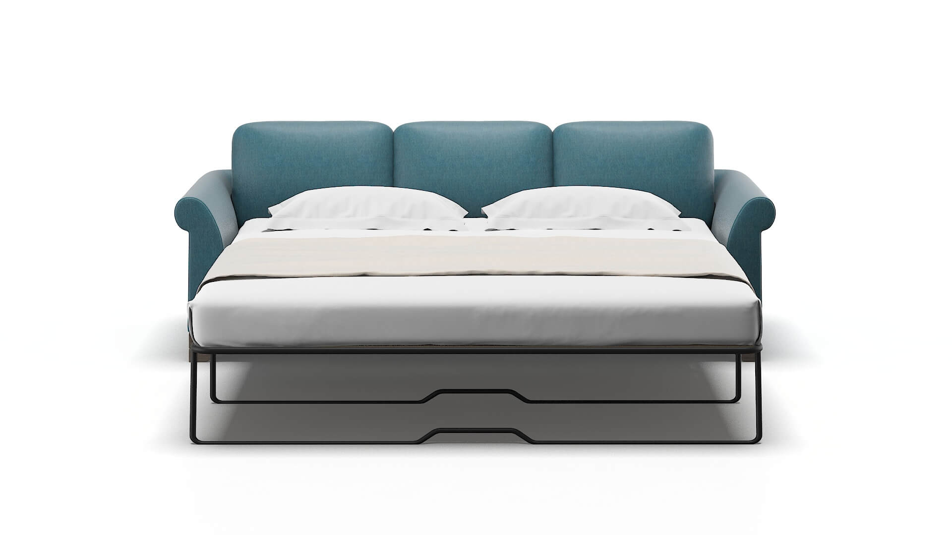 Denver Portland Prussian Sofa Sleeper Espresso legs 1