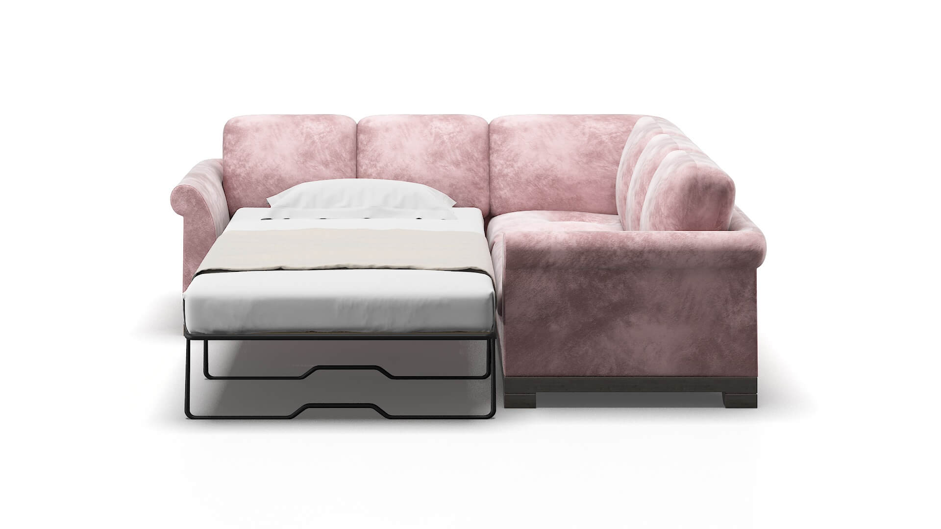 Denver Quartz 705 Sectional Sleeper Espresso legs 1