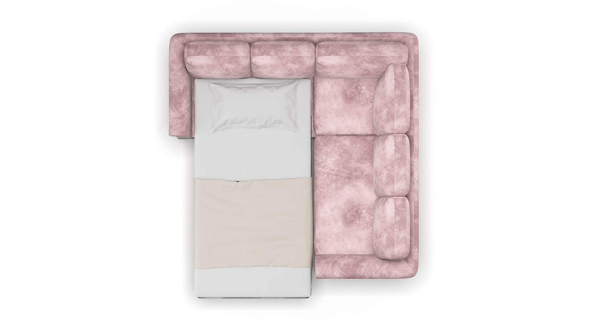 Denver Quartz 705 Sectional Sleeper Espresso legs 3