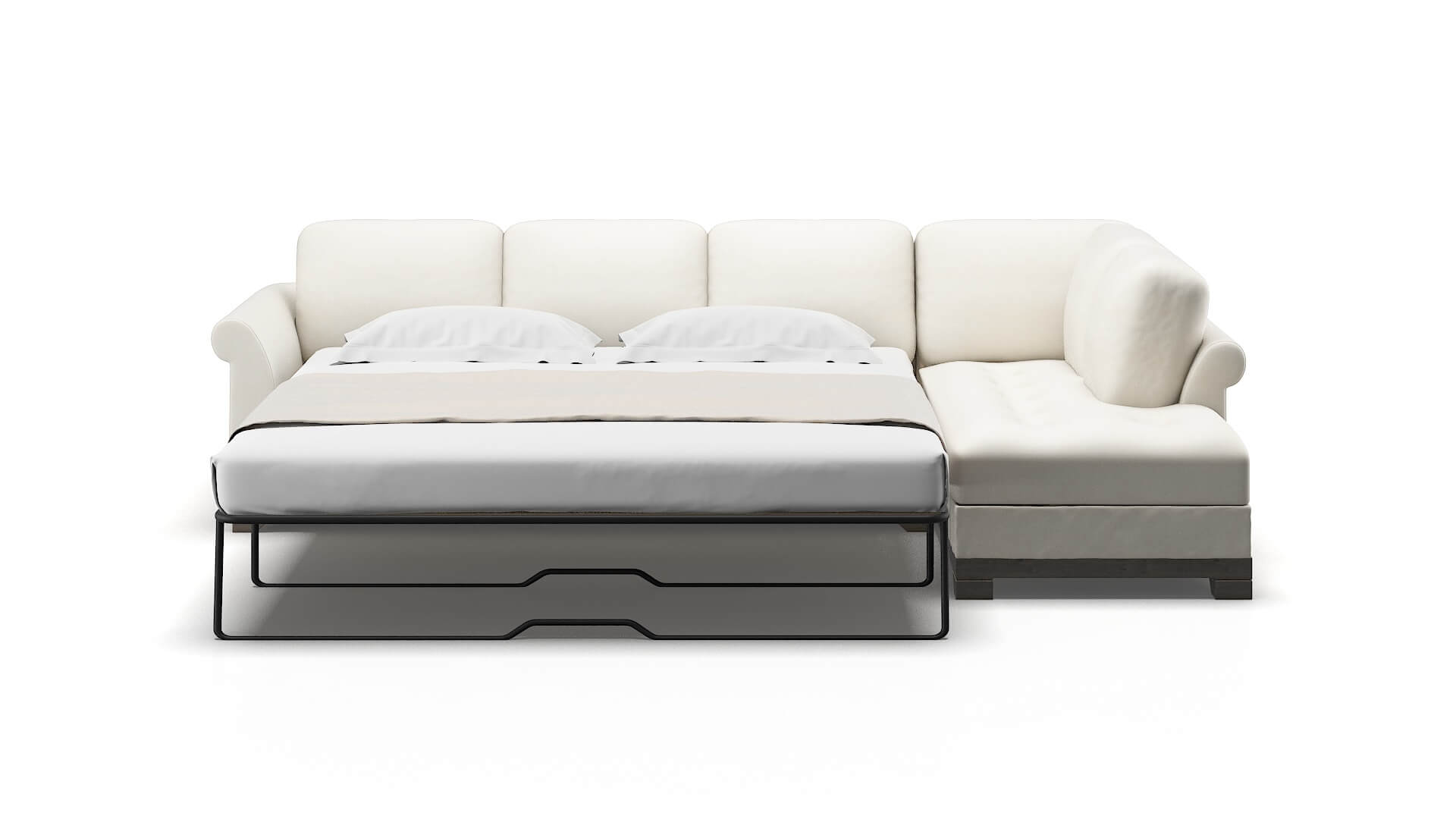 Denver R_prize Cream Panel Sleeper Espresso legs 1