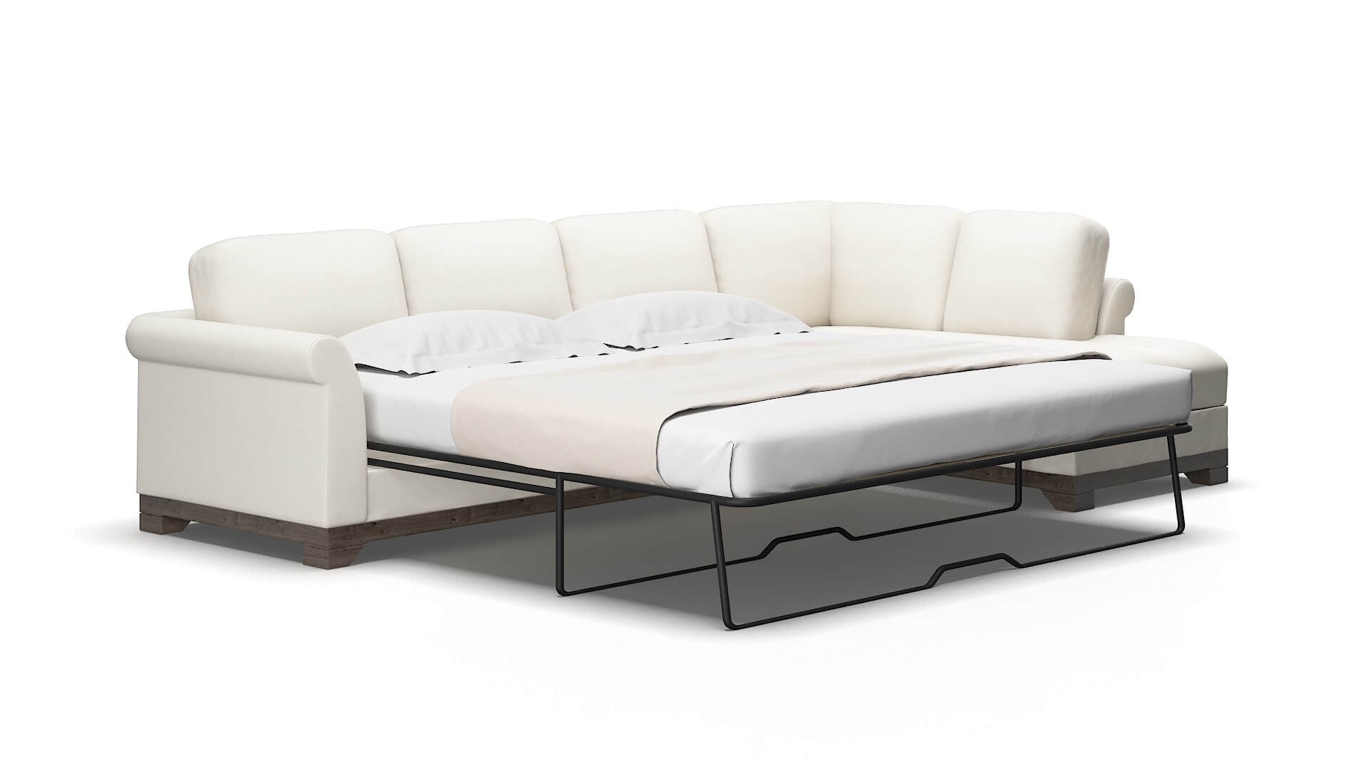 Denver R_prize cream Panel sleeper Espresso Legs  2