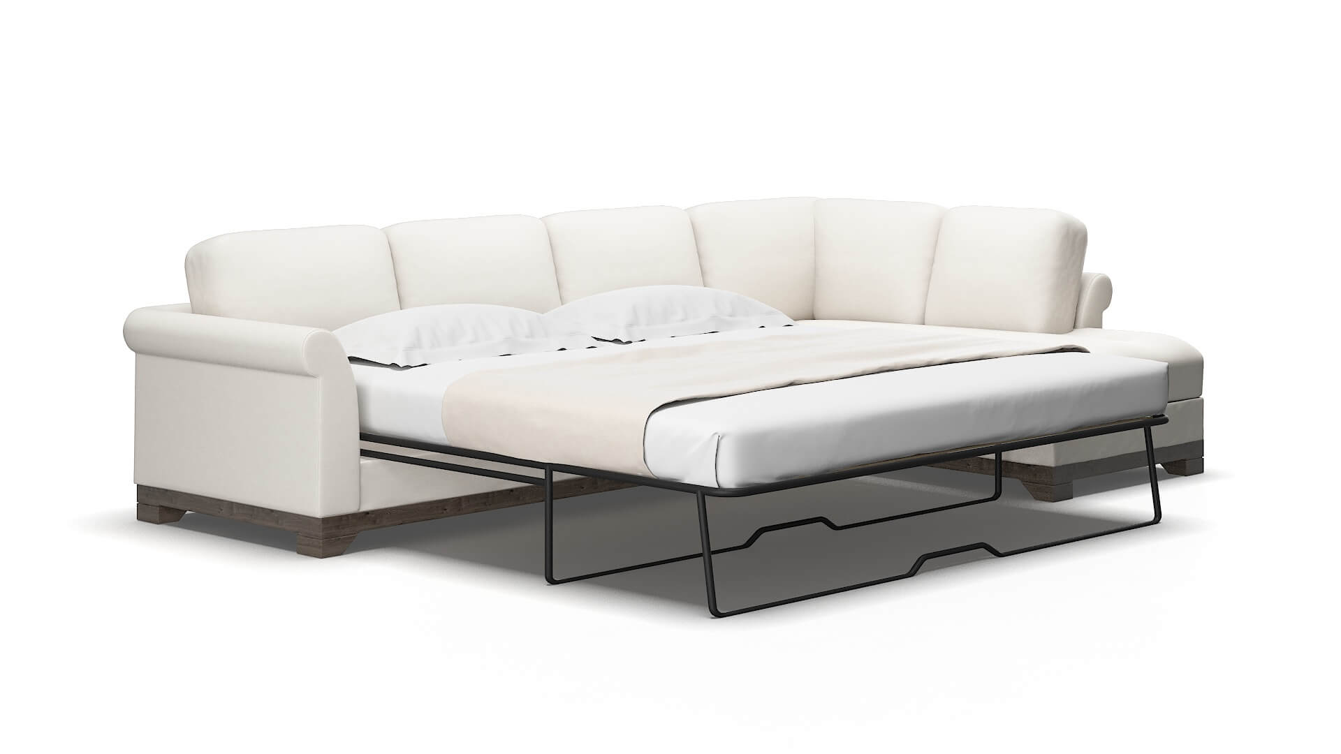 Denver Redondo pearl Panel sleeper Espresso Legs  2