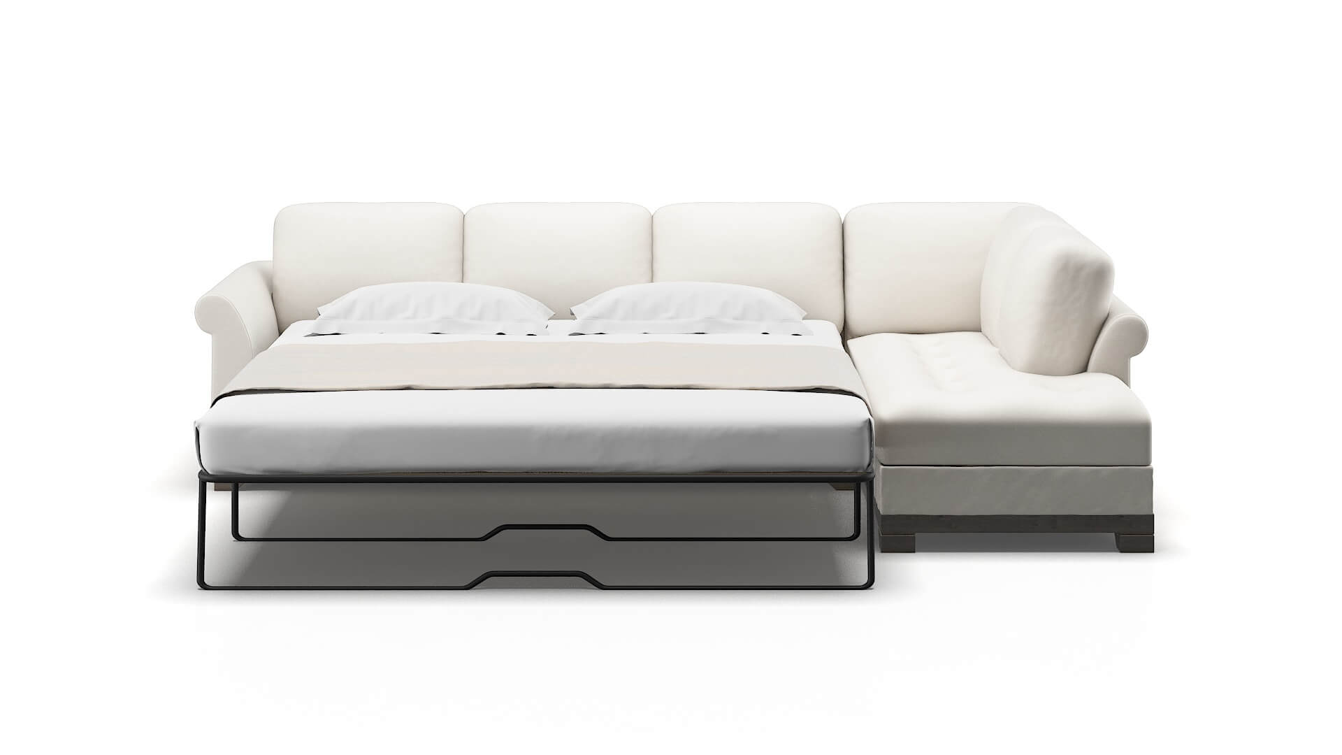 Denver Redondo Pearl Panel Sleeper Espresso legs 3