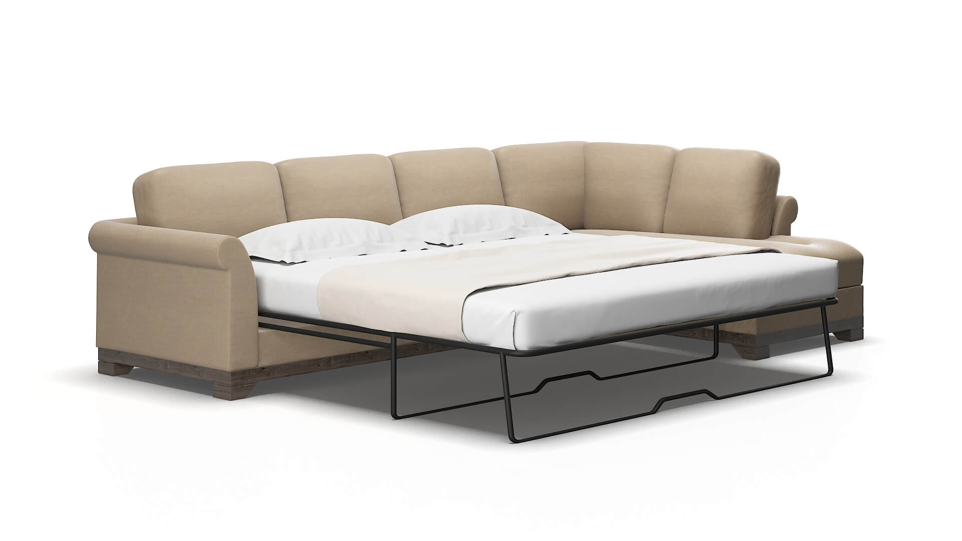 Denver Rocket cappuccino Panel sleeper Espresso Legs  2