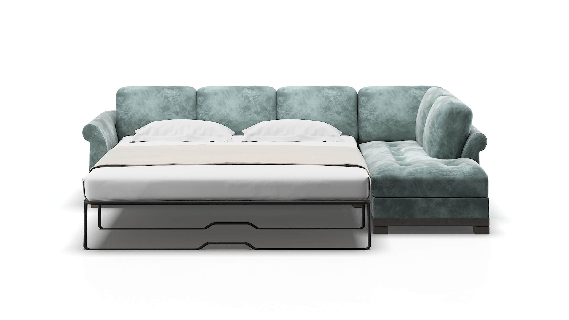 Denver Royale Cloud Panel Sleeper Espresso legs 1