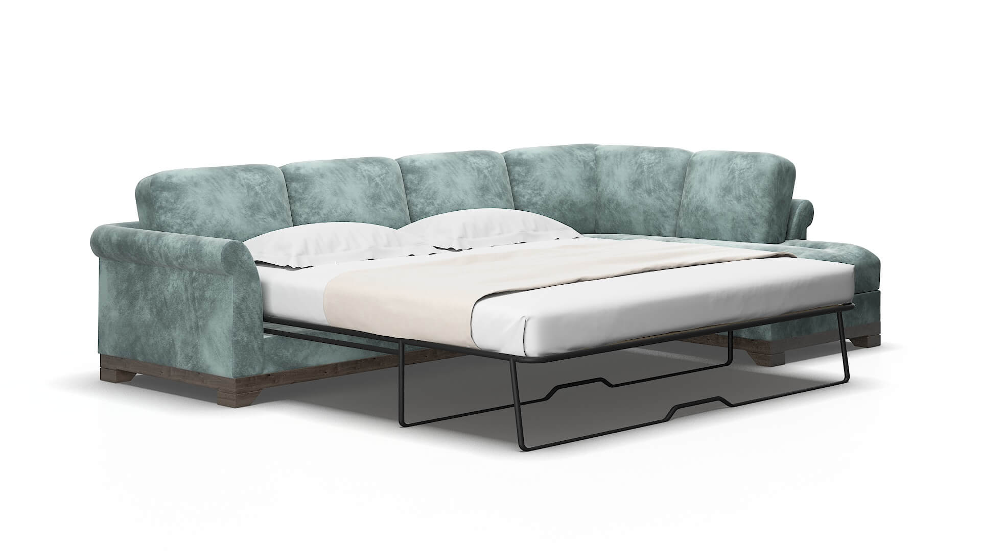 Denver Royale Cloud Panel Sleeper Espresso legs 2