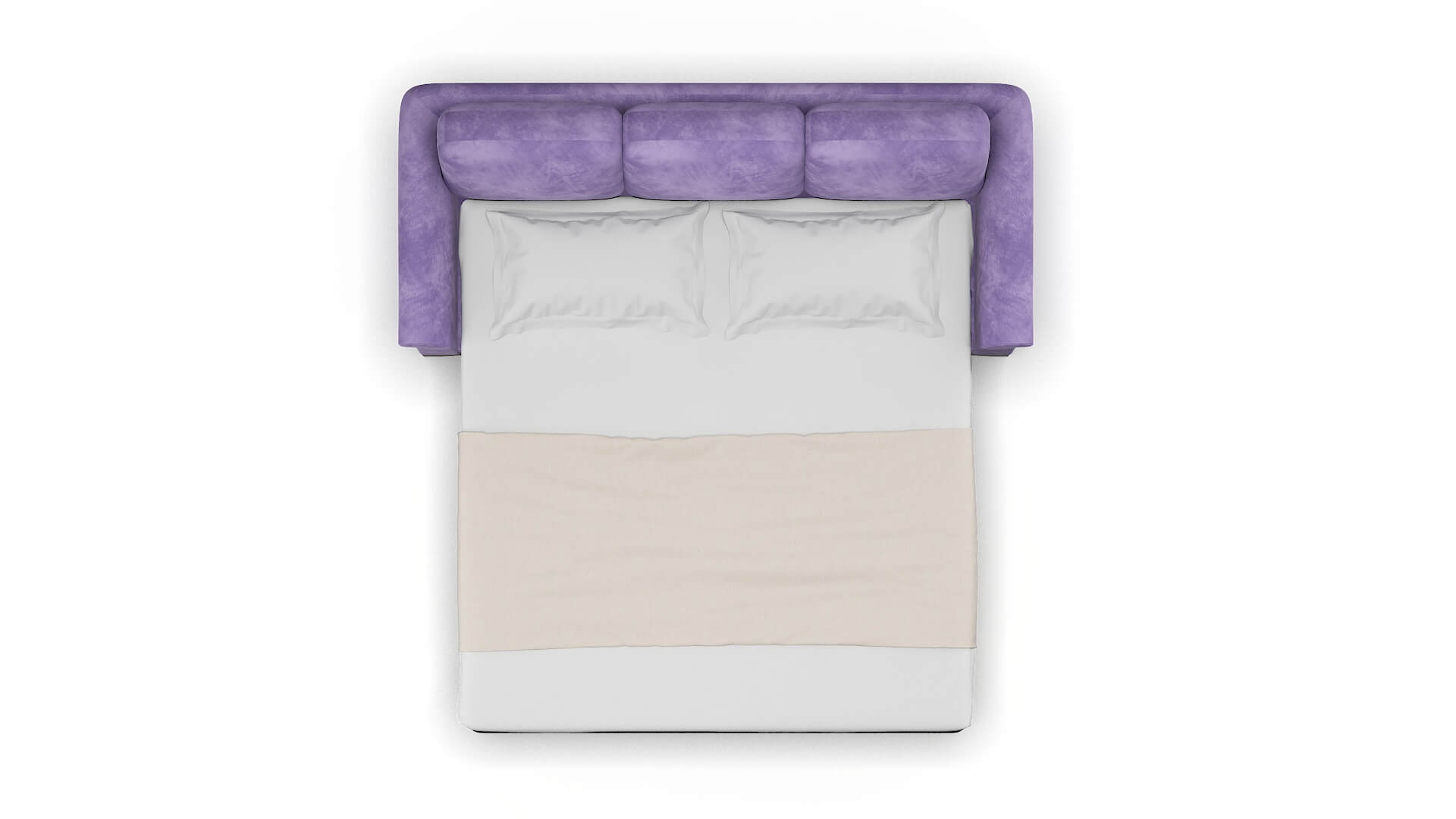 Denver Royale Lavender Sofa Sleeper Espresso legs 3