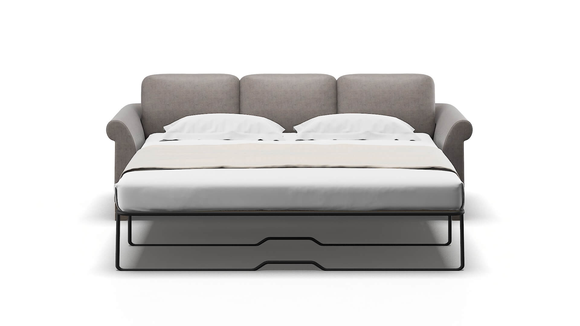 Denver Suave Slate Sofa Sleeper Espresso legs 1