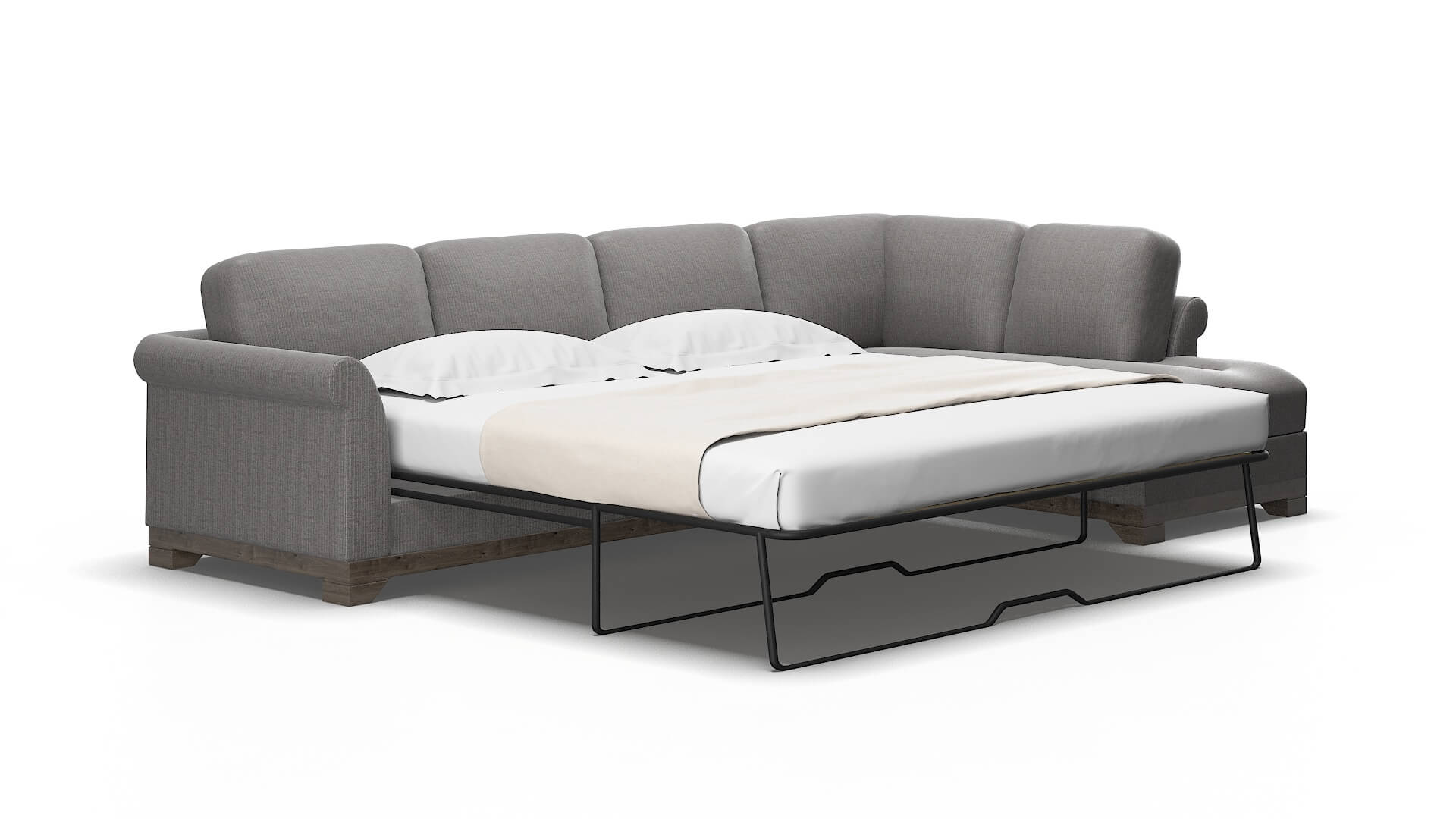 Denver Terrain oatmeal Panel sleeper Espresso Legs  2