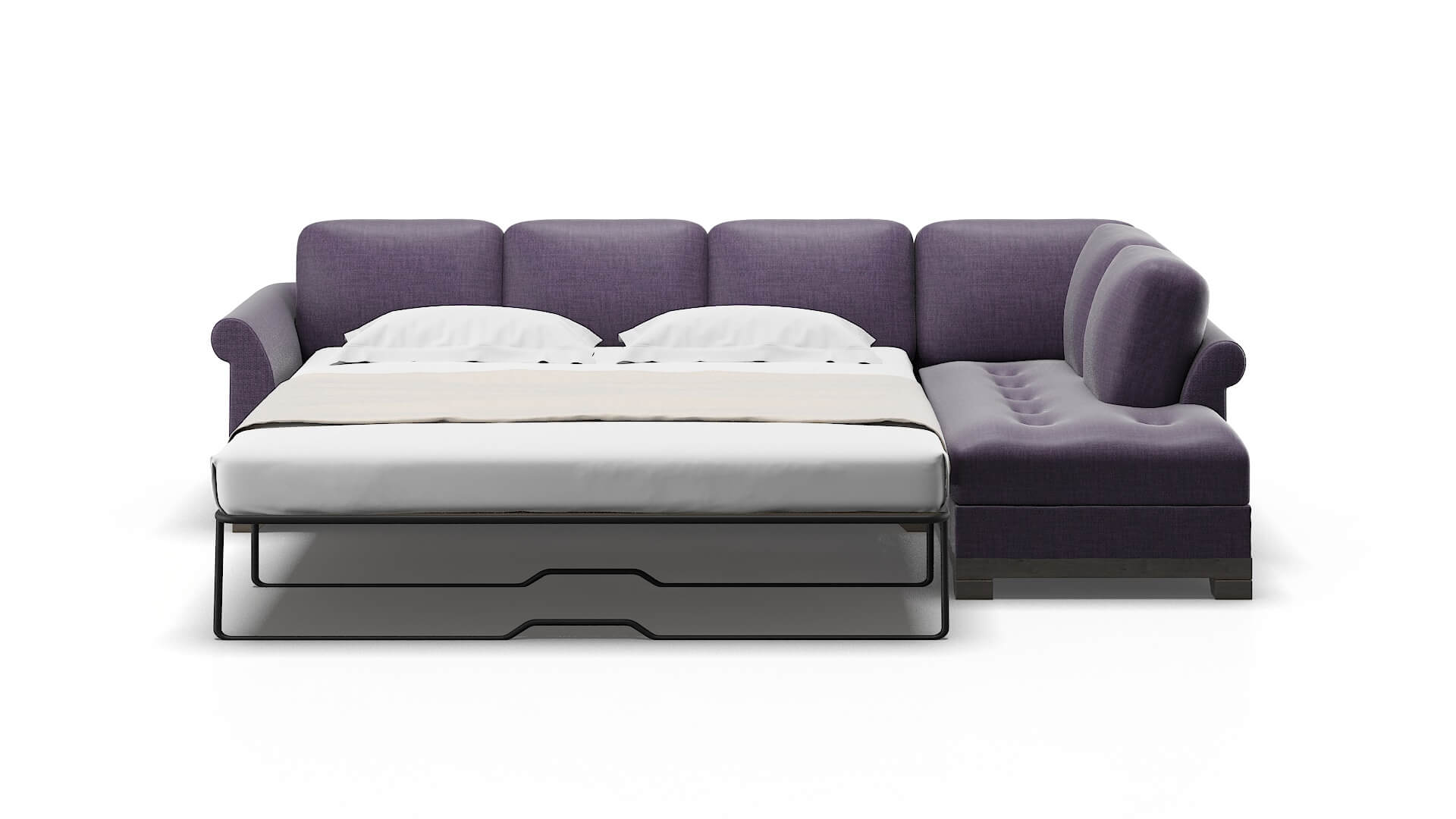 Denver Tess Blackberry Panel Sleeper Espresso legs 3