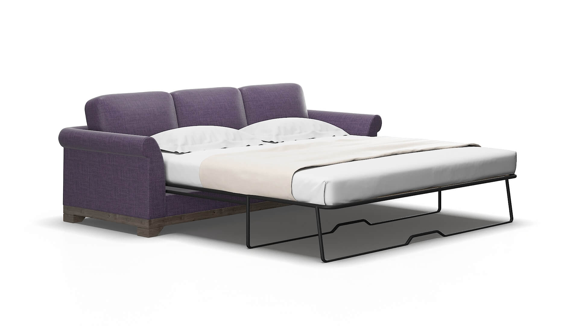 Denver Tess blackberry Sofa sleeper Espresso Legs  2