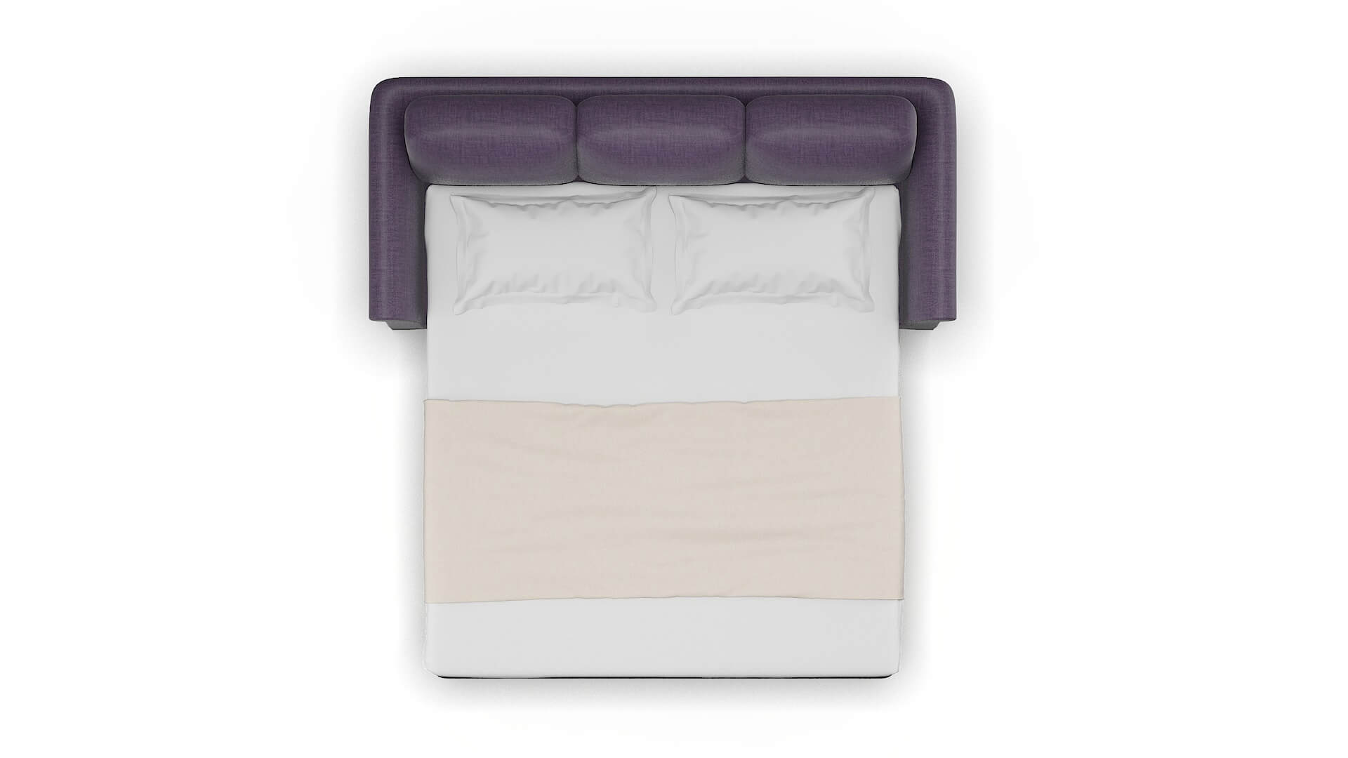 Denver Tess Blackberry Sofa Sleeper Espresso legs 3