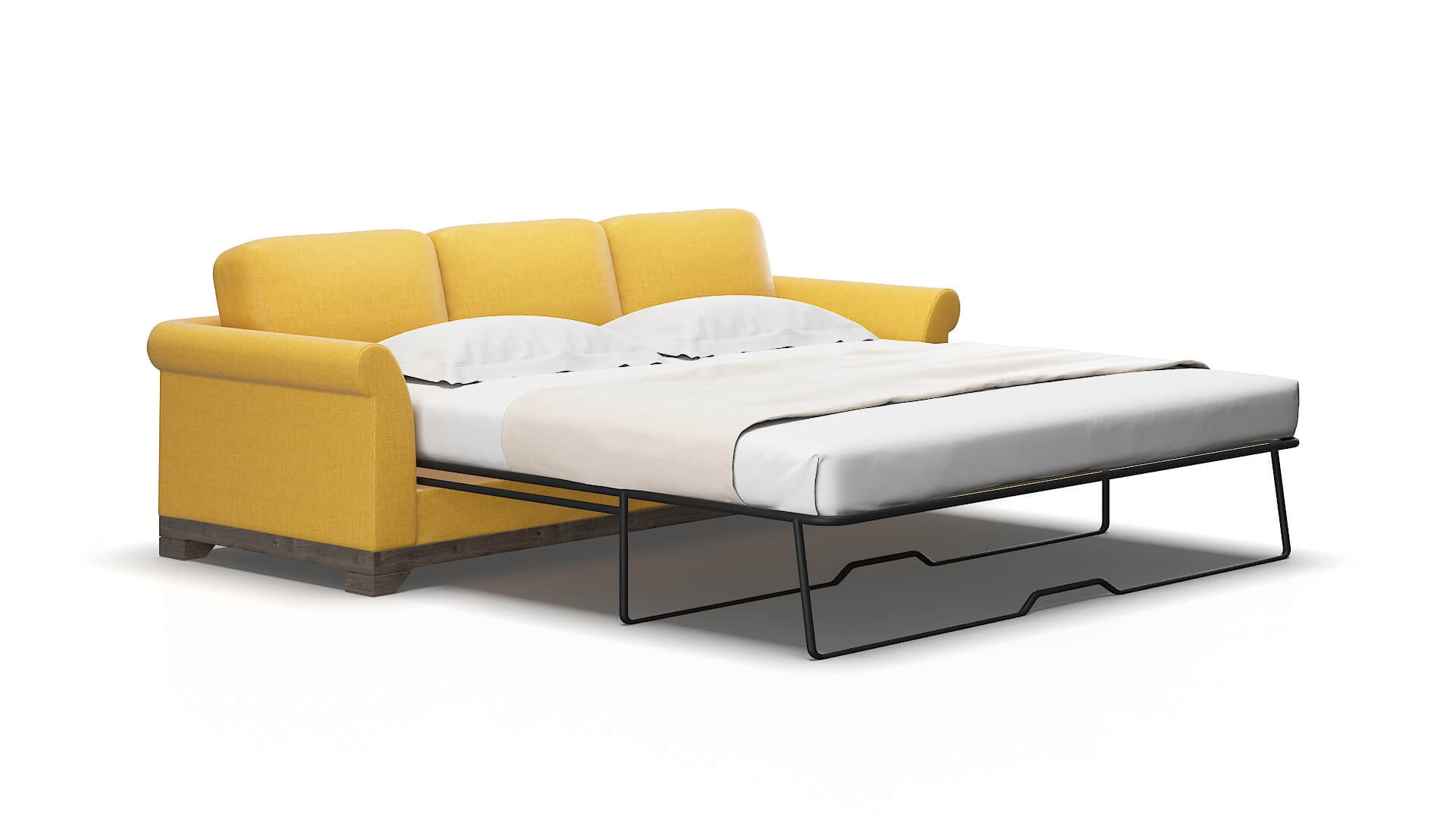 Denver Tess turmeric Sofa sleeper Espresso Legs  2