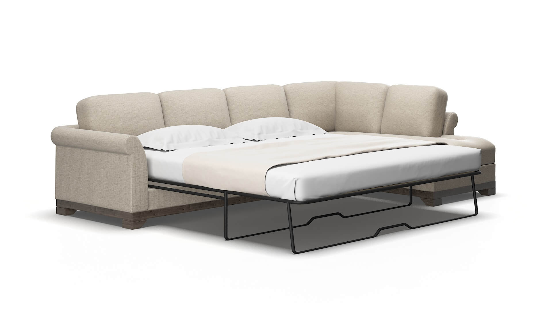 Denver Urban_d steel Panel sleeper Espresso Legs  2