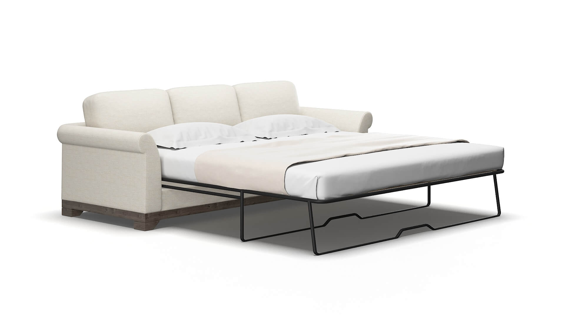 Denver Venus cream Sofa sleeper Espresso Legs  2