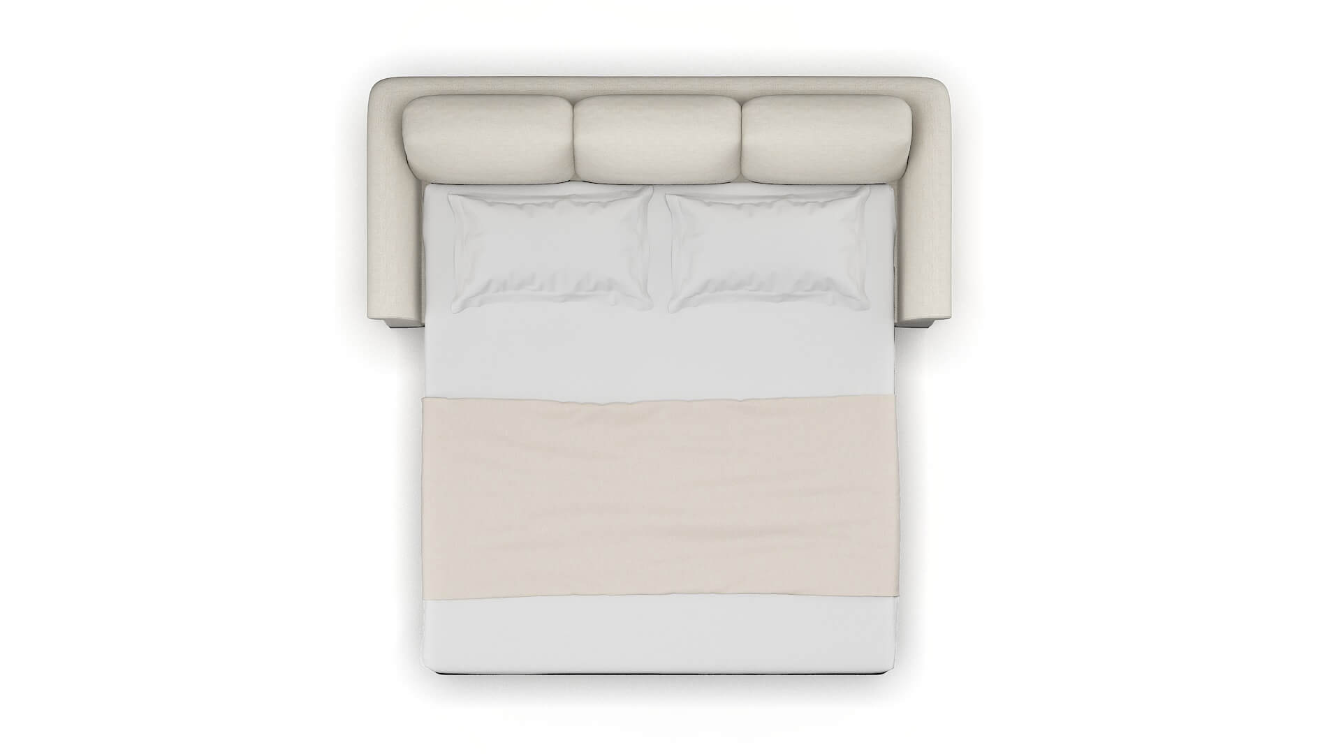 Denver Venus Cream Sofa Sleeper Espresso legs 3