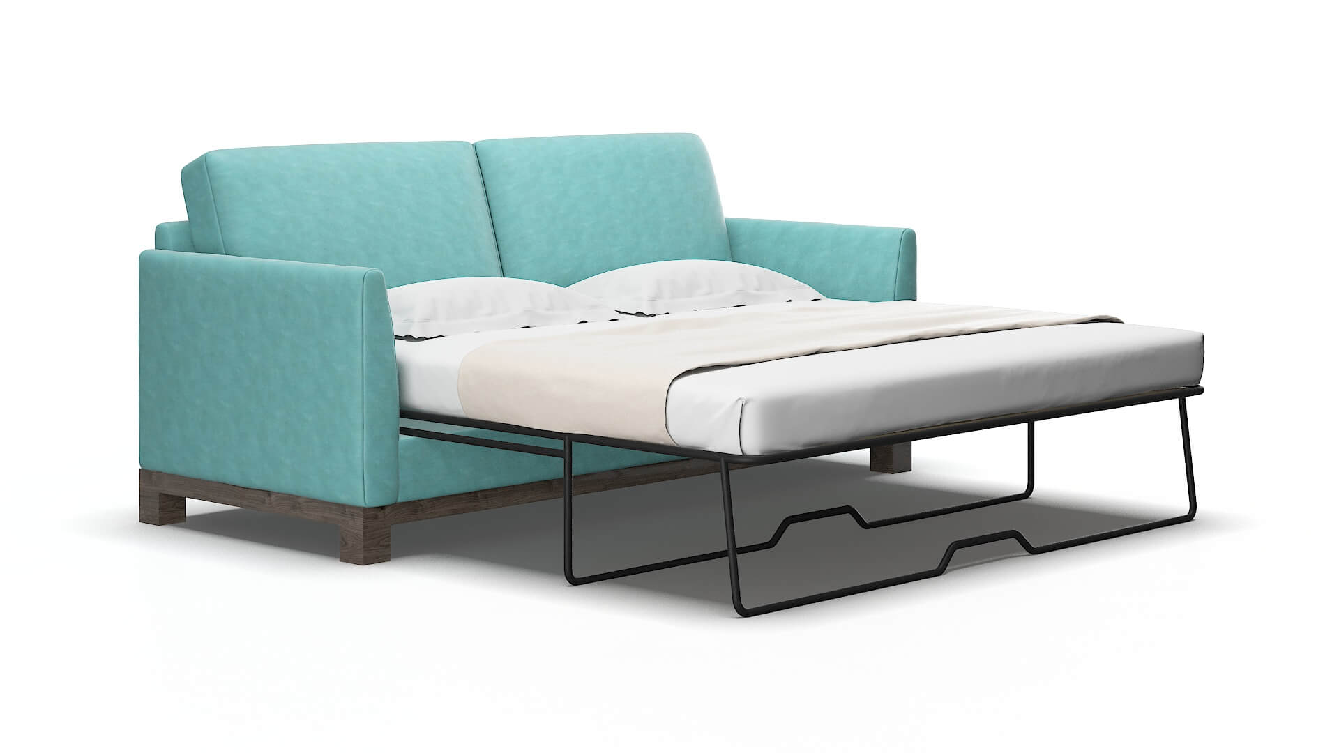 Dover Bella caribbean Sofa sleeper Espresso Legs  2