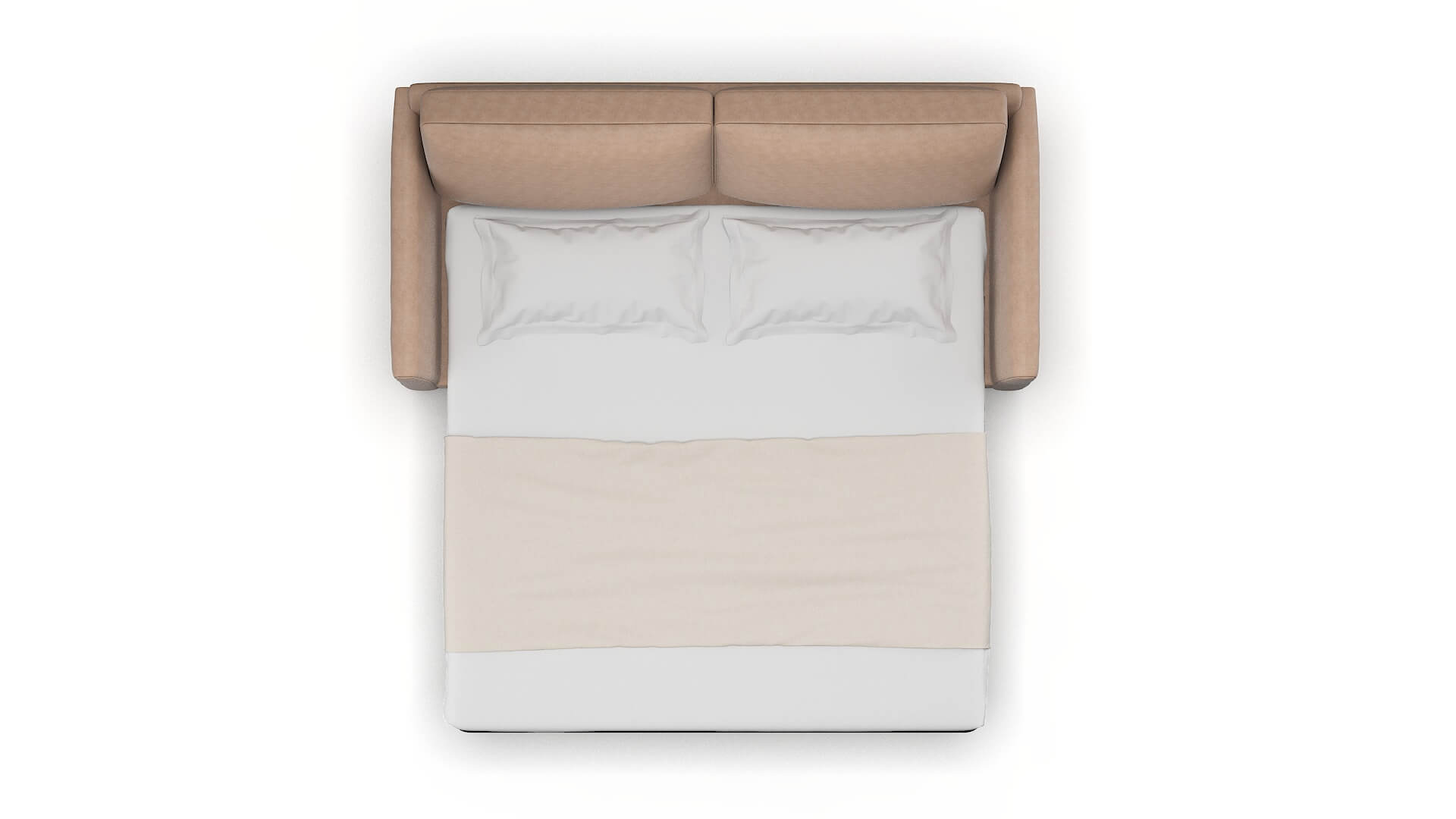 Dover Bella Cocoa Sofa Sleeper Espresso legs 3