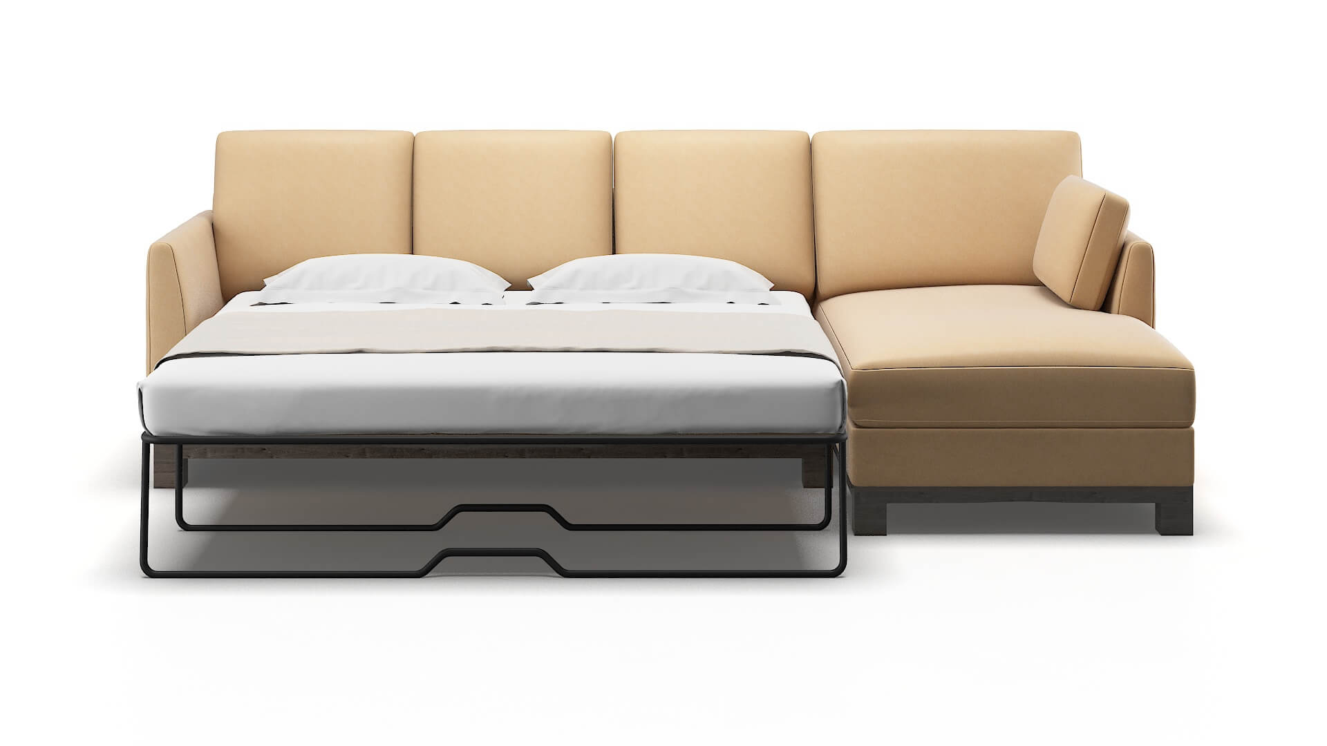 Dover Bella Coffee Panel Sleeper Espresso legs 1