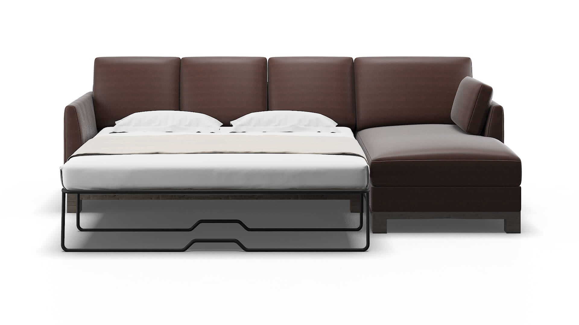 Dover Bella Espresso Panel Sleeper Espresso legs 1