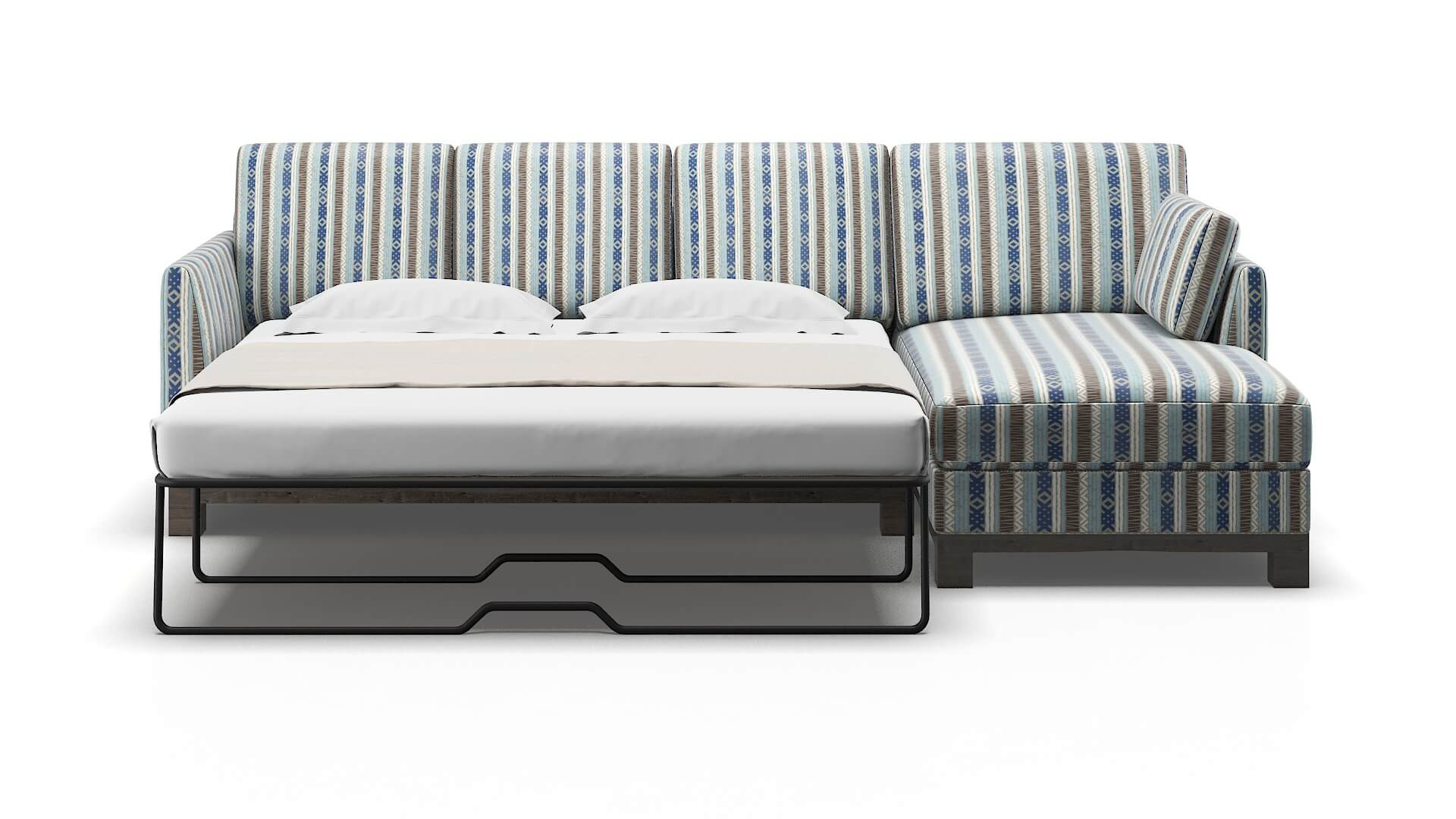 Dover Bodhi Indigo Panel Sleeper Espresso legs 1