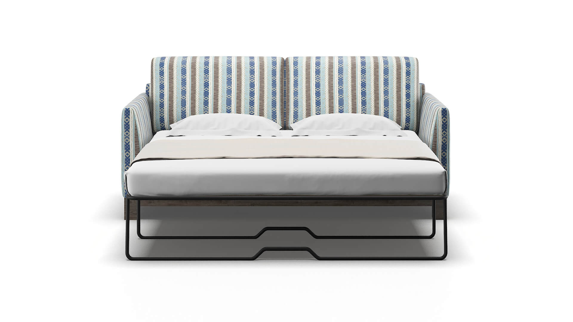 Dover Bodhi Indigo Sofa Sleeper Espresso legs 1