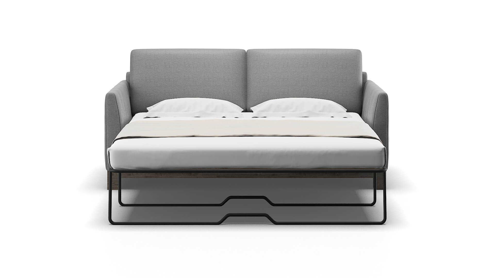 Dover Catalina Steel Sofa Sleeper Espresso legs 1