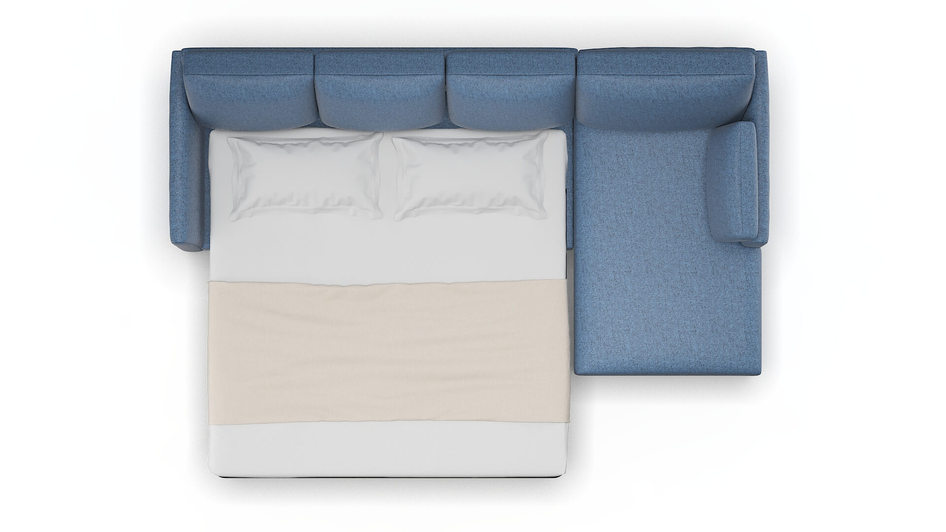 Dover Clyde Deep_ocean Panel Sleeper Espresso legs 3